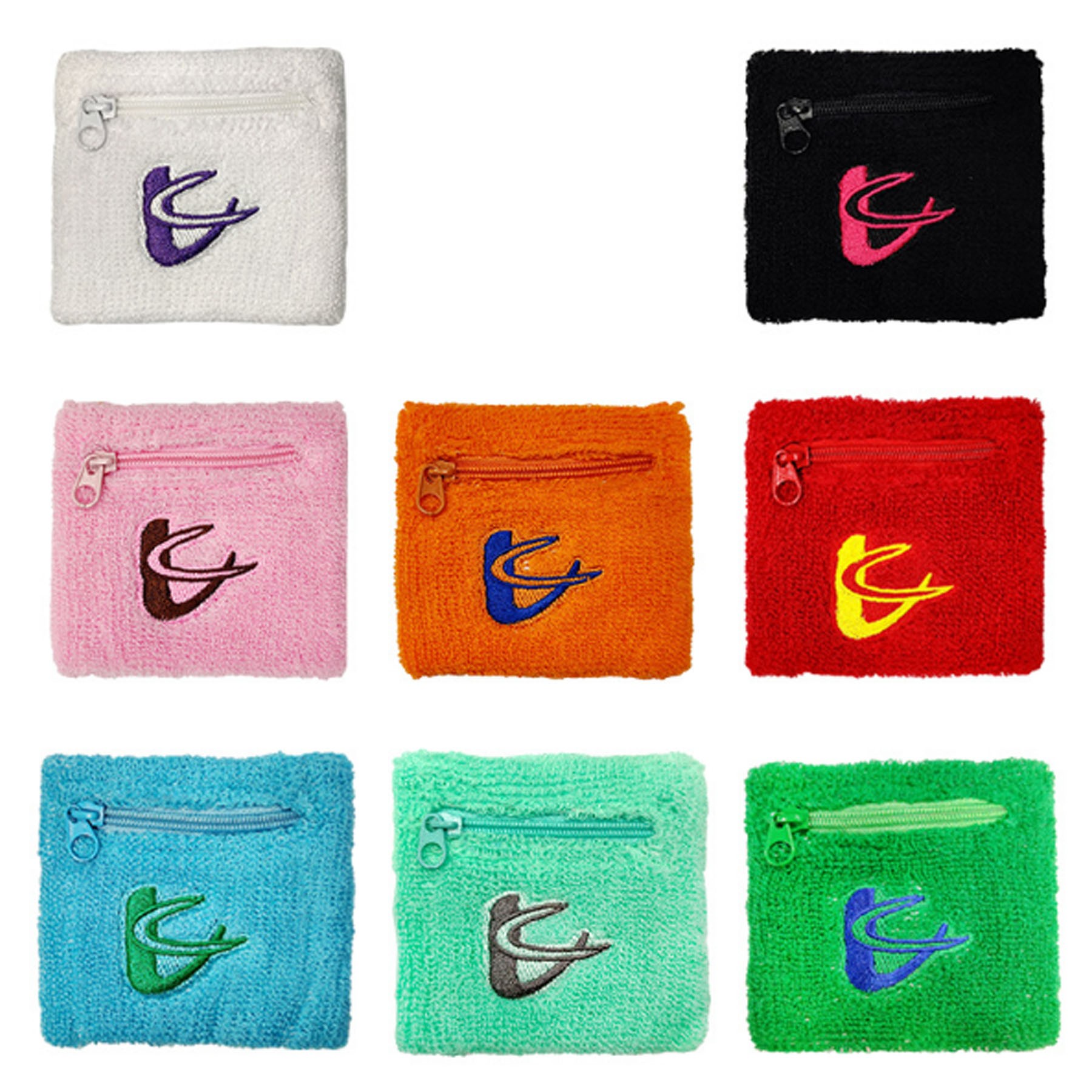 Colorful Sport Wristband with Zipper 2