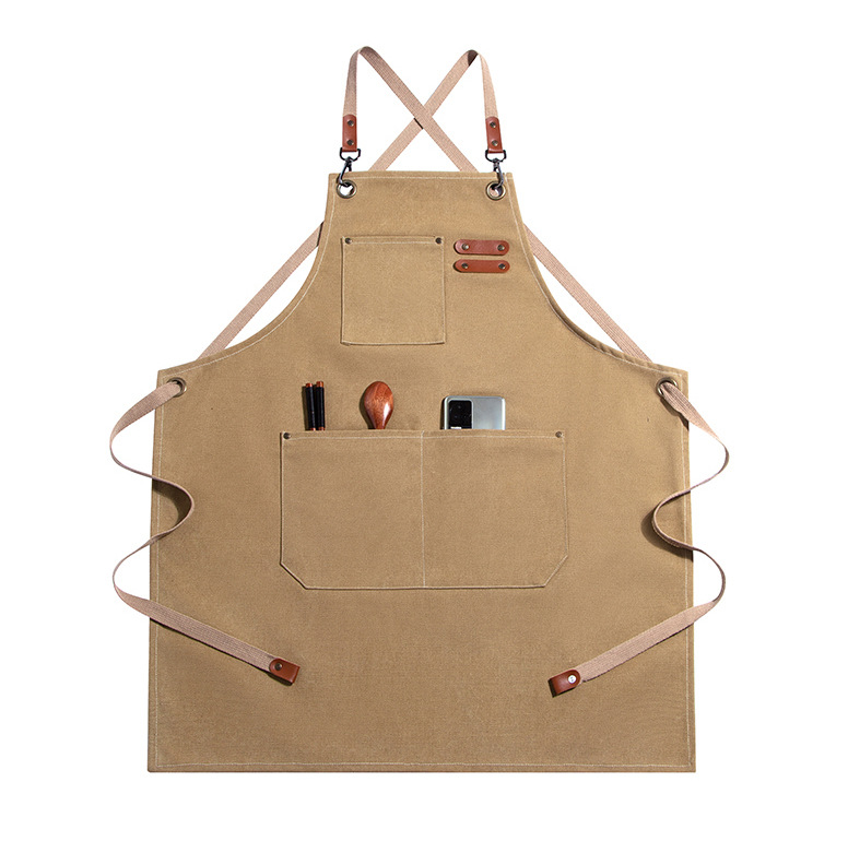 Canvas Aprons with 3 Pockets 13