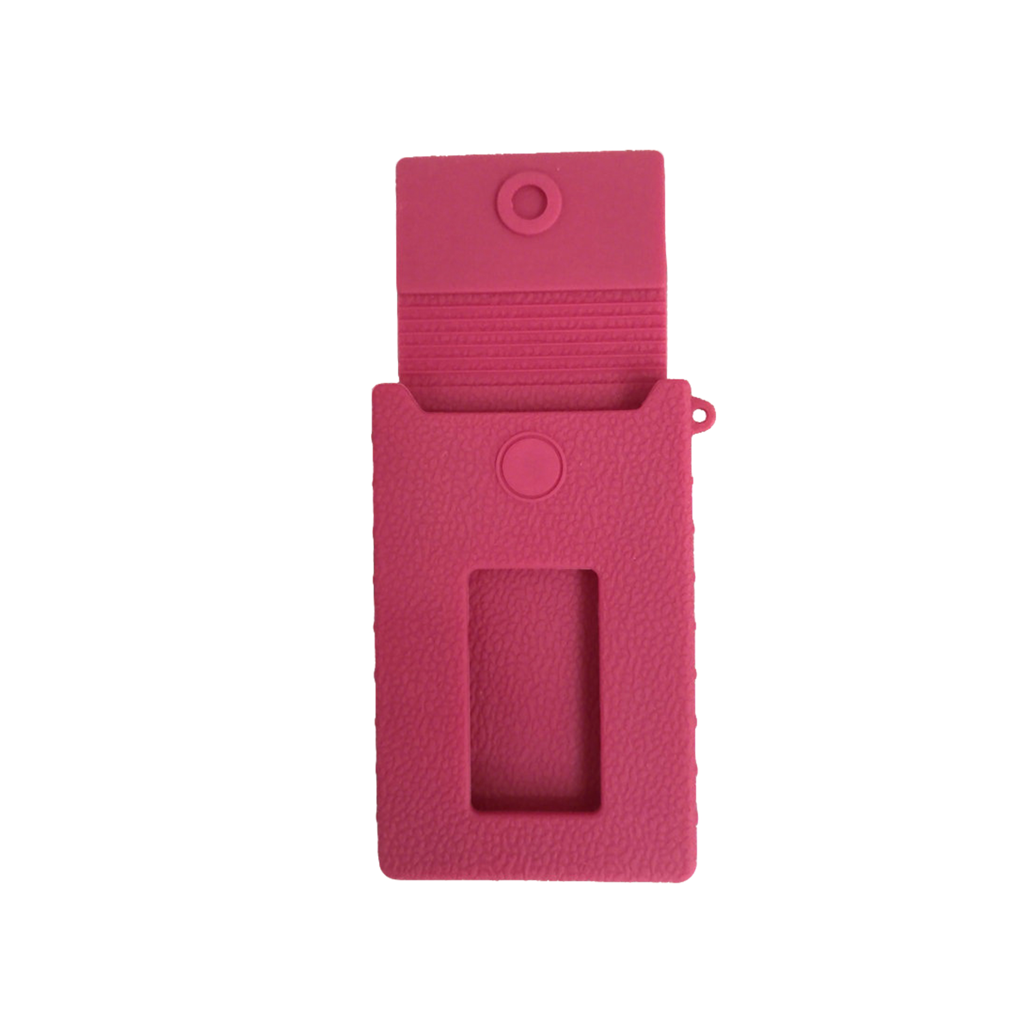 Silicone Business Card Wallet With Magnetic Flap 10
