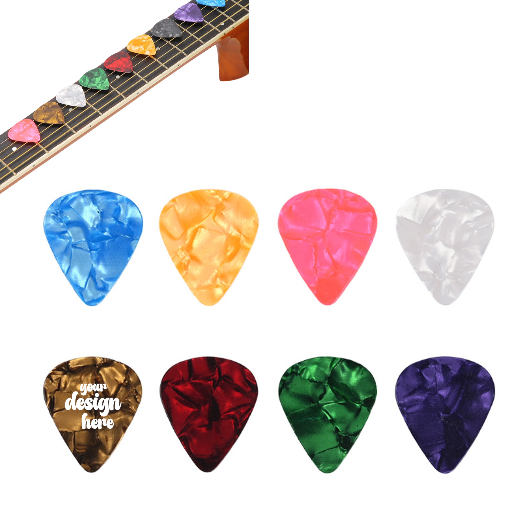 Premium Celluloid Guitar 6