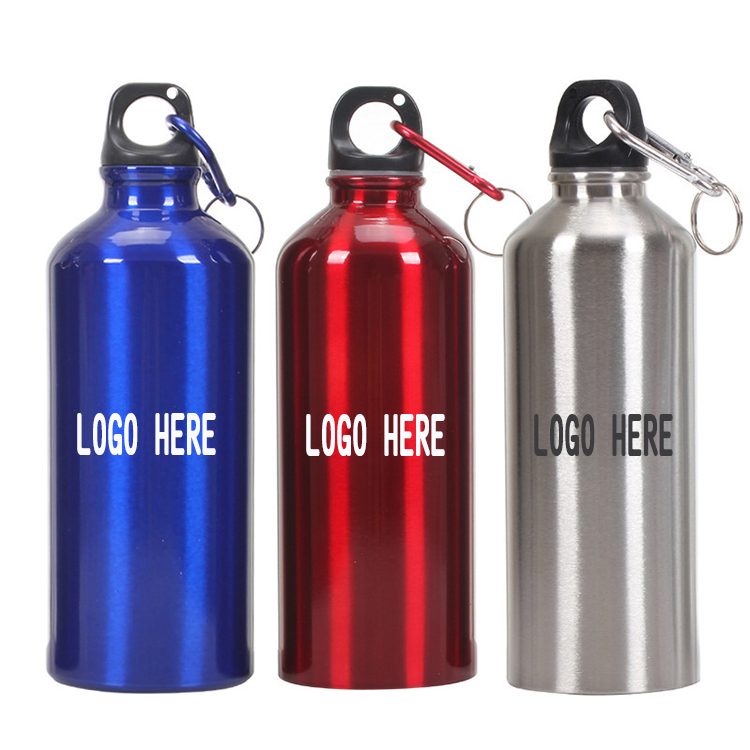 17Oz. Aluminum Sports Water Bottle w/ Carabiner 4
