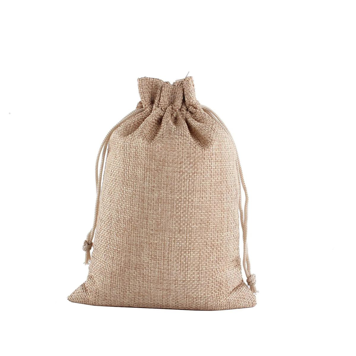 Reusable Jute Drawstring Bag for Party Gifts 35