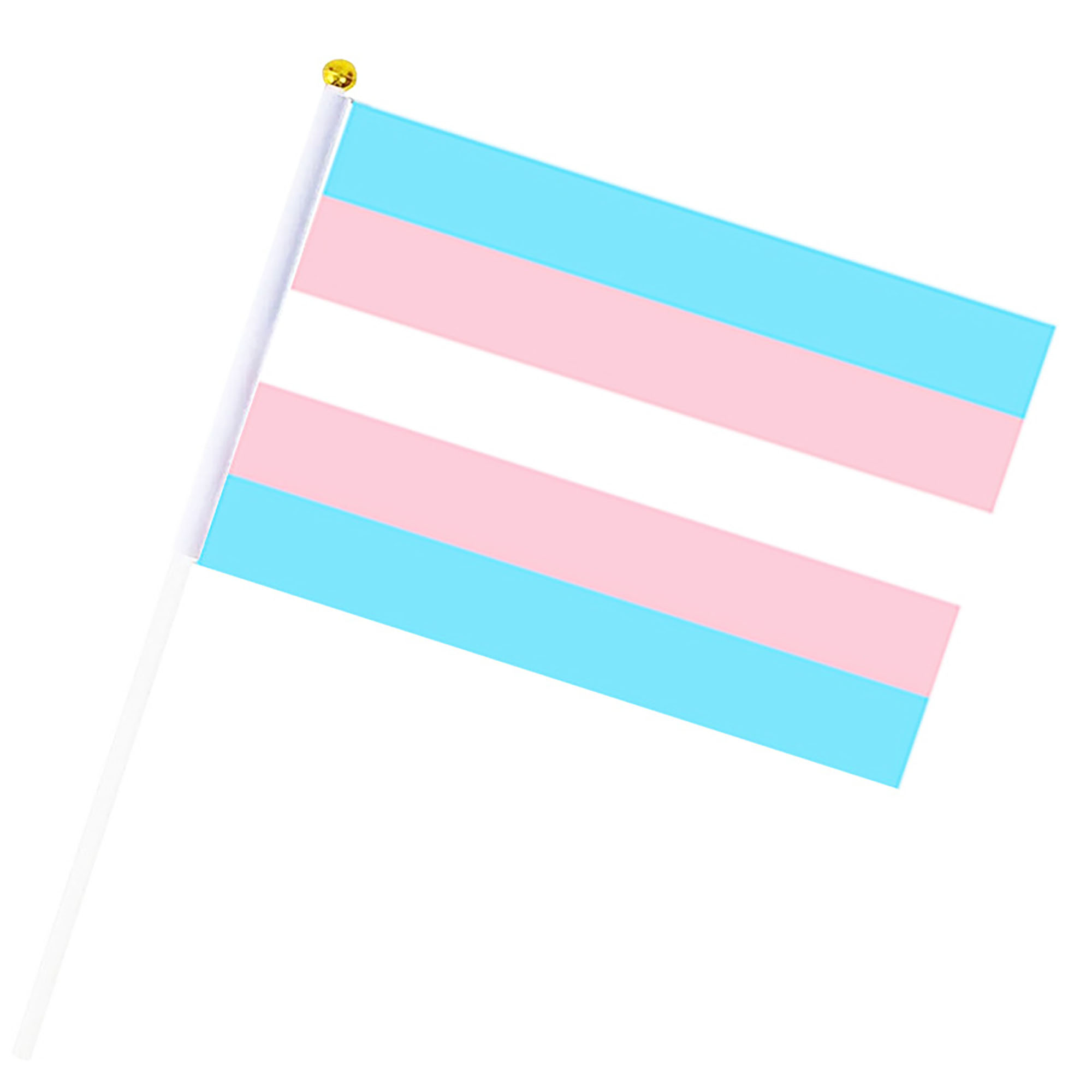 Rainbow Pride Vibrant Handheld Waving Flag 7