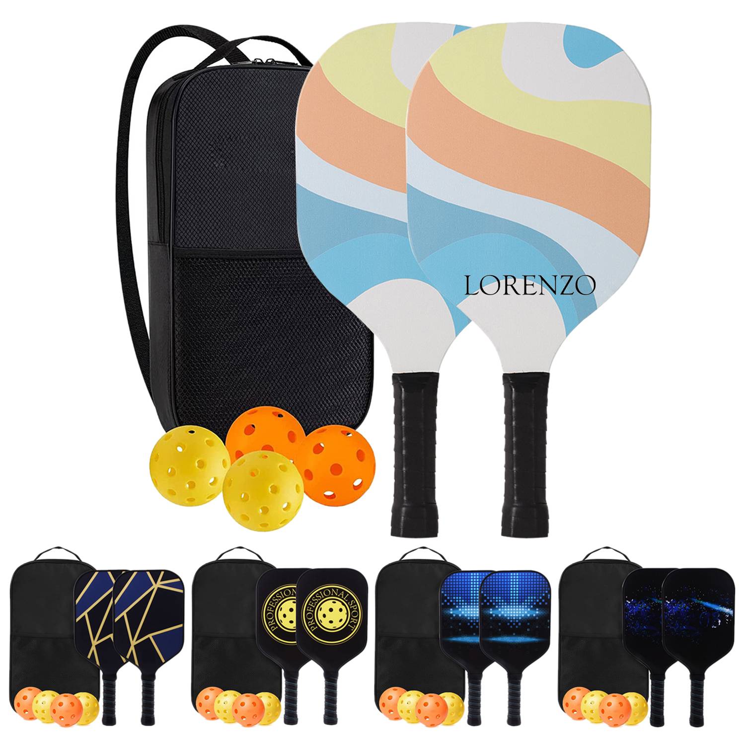 Fiberglass Pickleball Racket Paddle 2