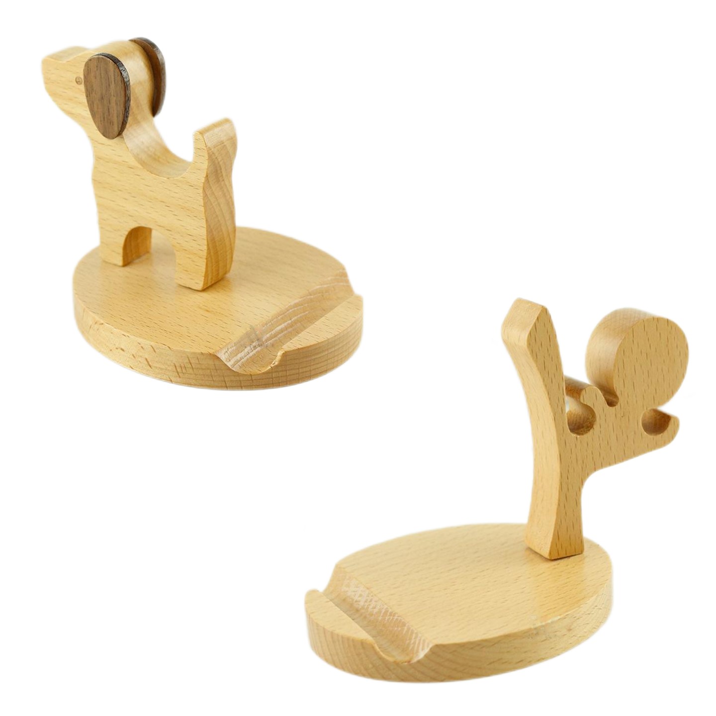 Novelty Wood Phone Stand 1