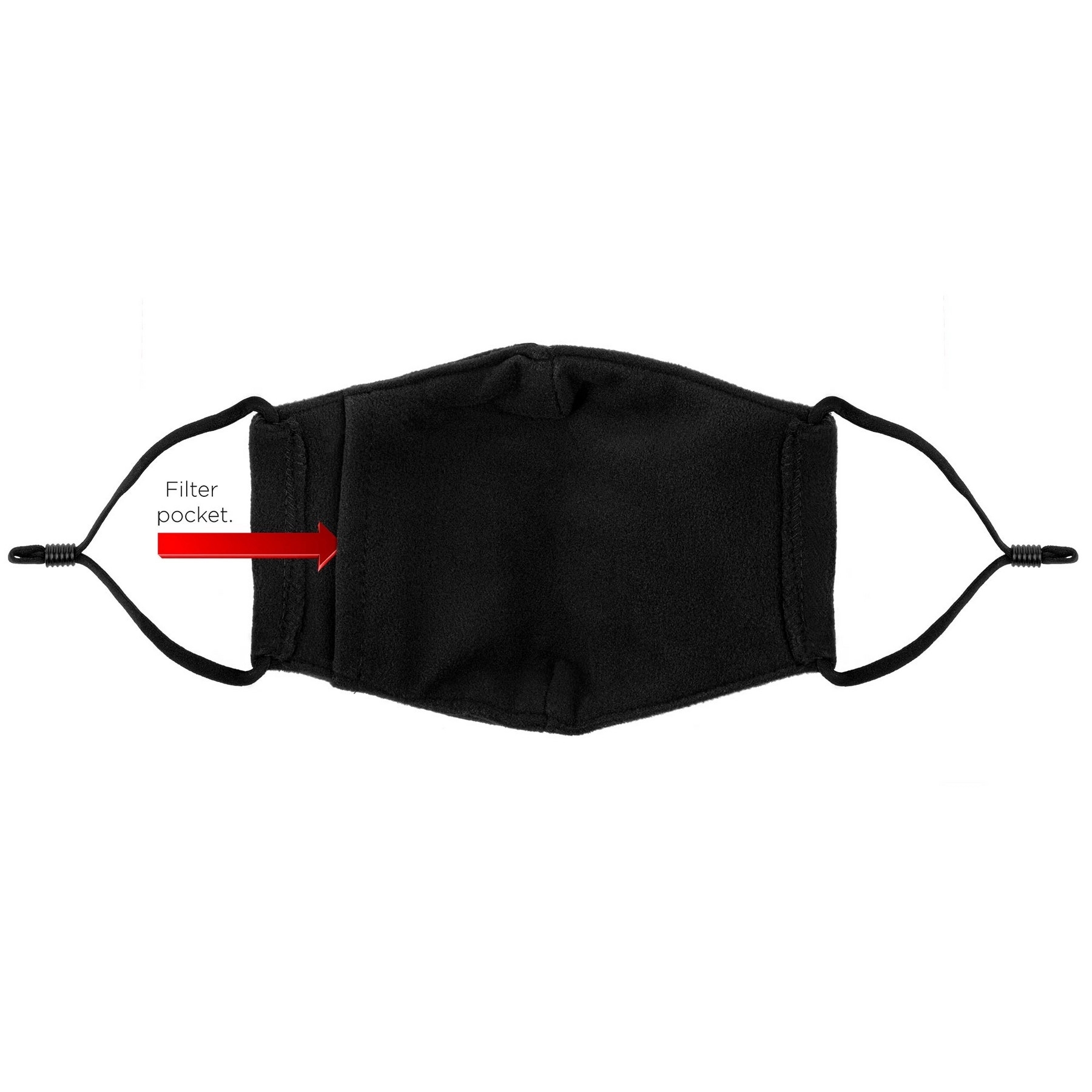 Comfort Fleece Two-Ply Face Mask with Filter Pocket 4