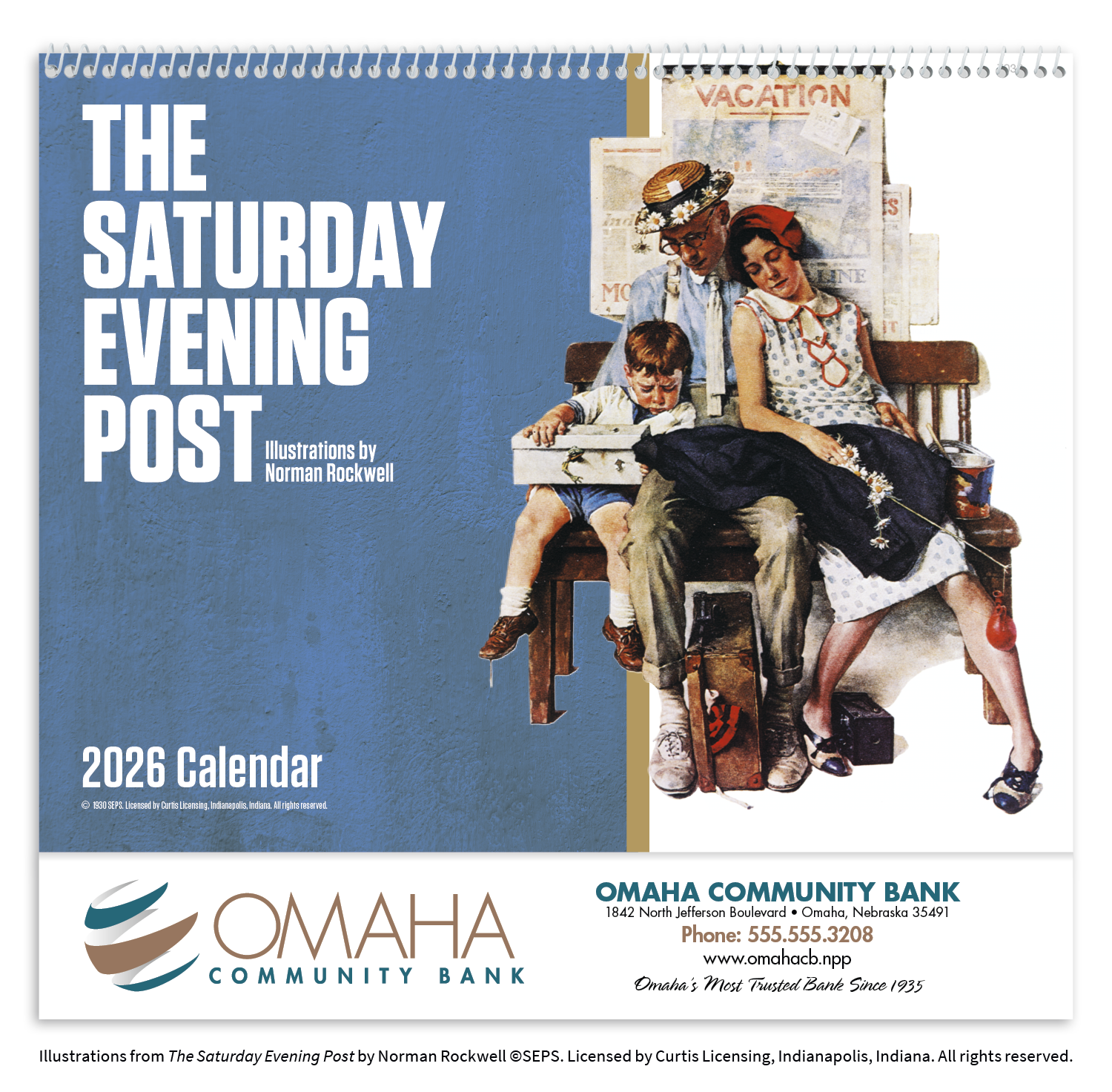 Good Value™ The Saturday Evening Post Illustrations by Norman Rockwell – Spiral Calendar 40
