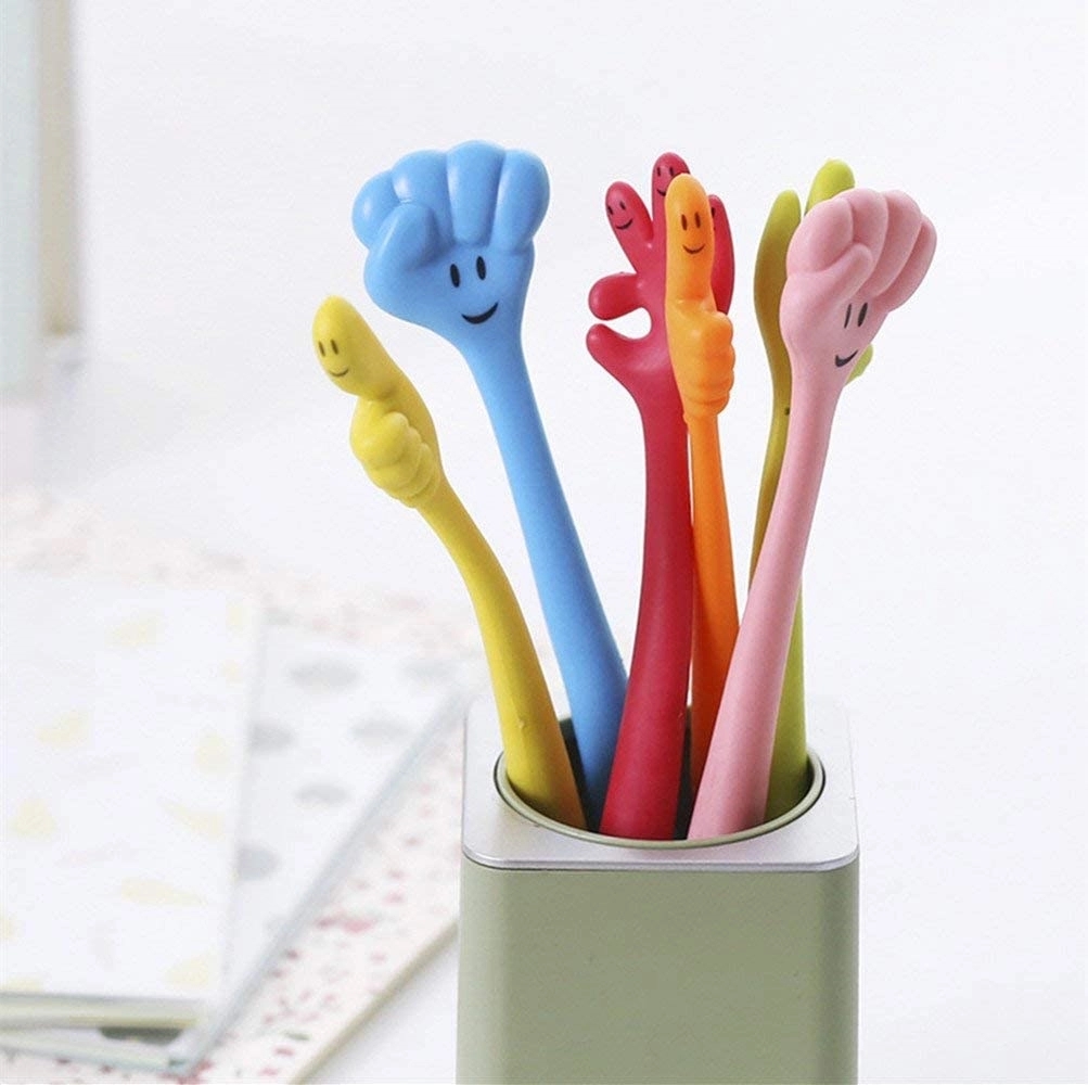 Silicone Gesture Ballpoint Pen 2