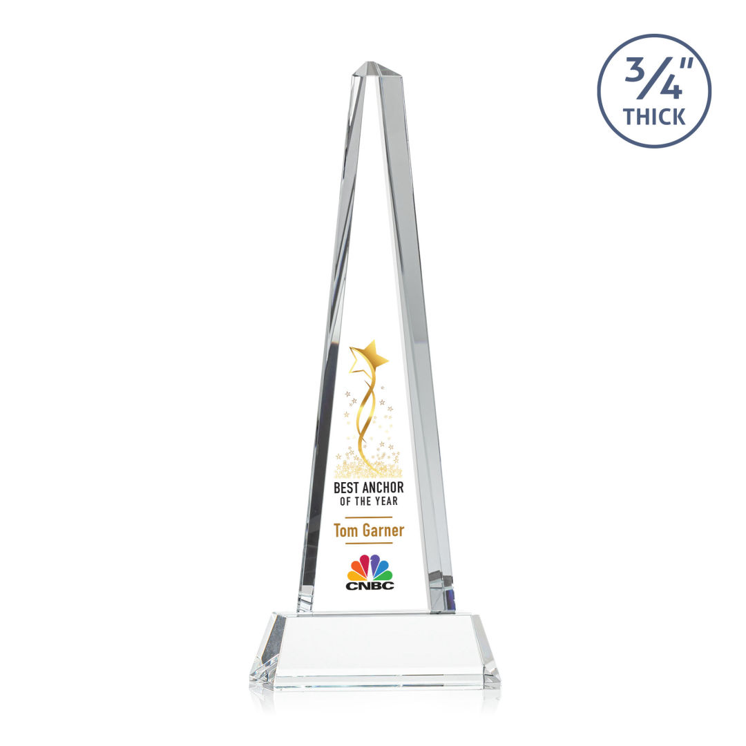 Majestic Tower VividPrint™ Award on Newhaven Base - Clear 2