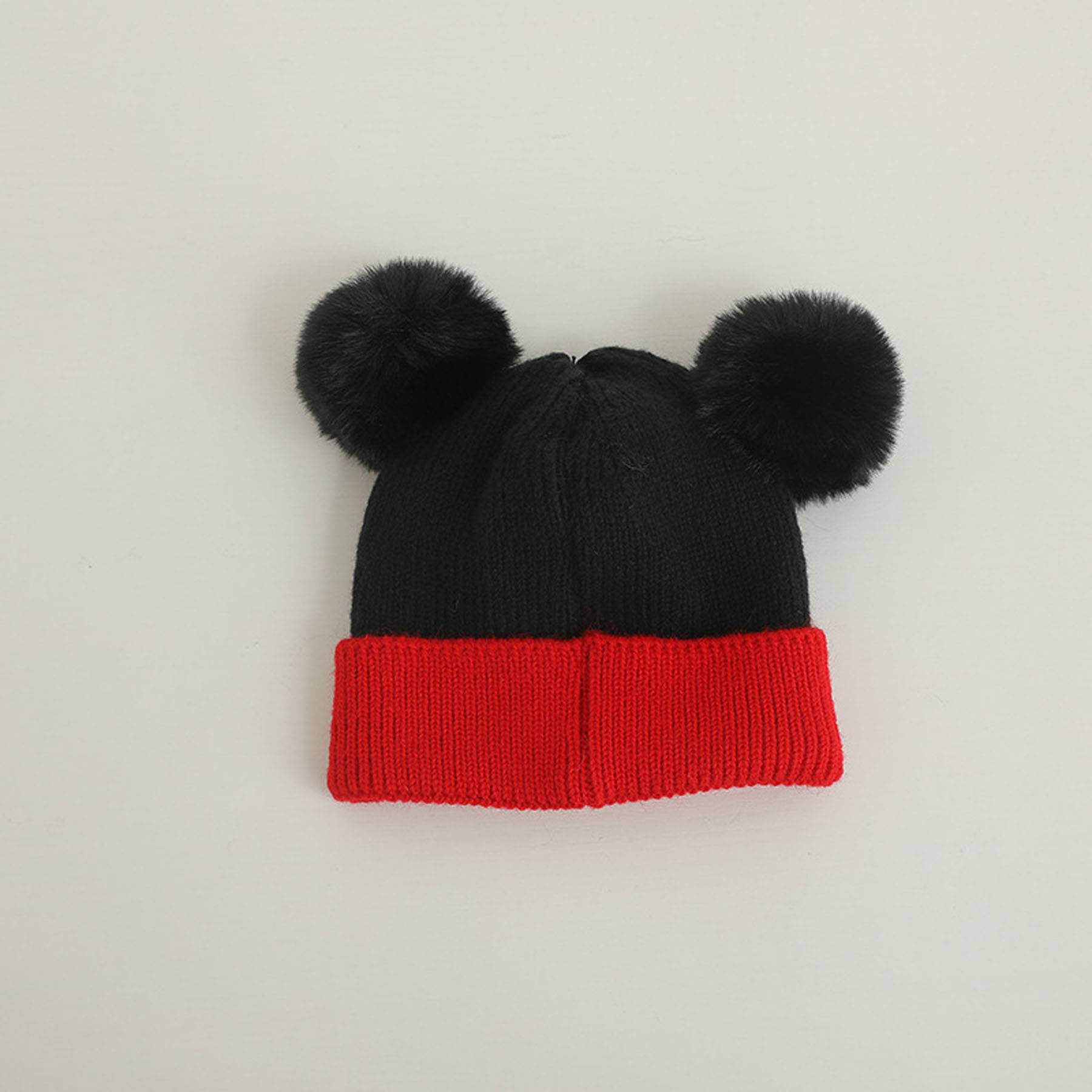 Double ball wool cap beanie for children 4