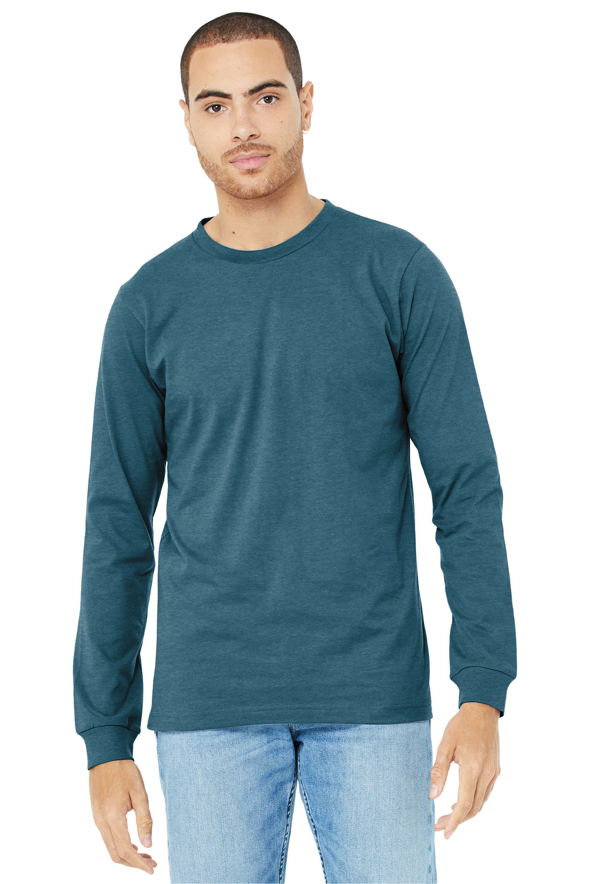 BELLA+CANVAS Unisex Heather CVC Long Sleeve Tee BC3501CVC 152