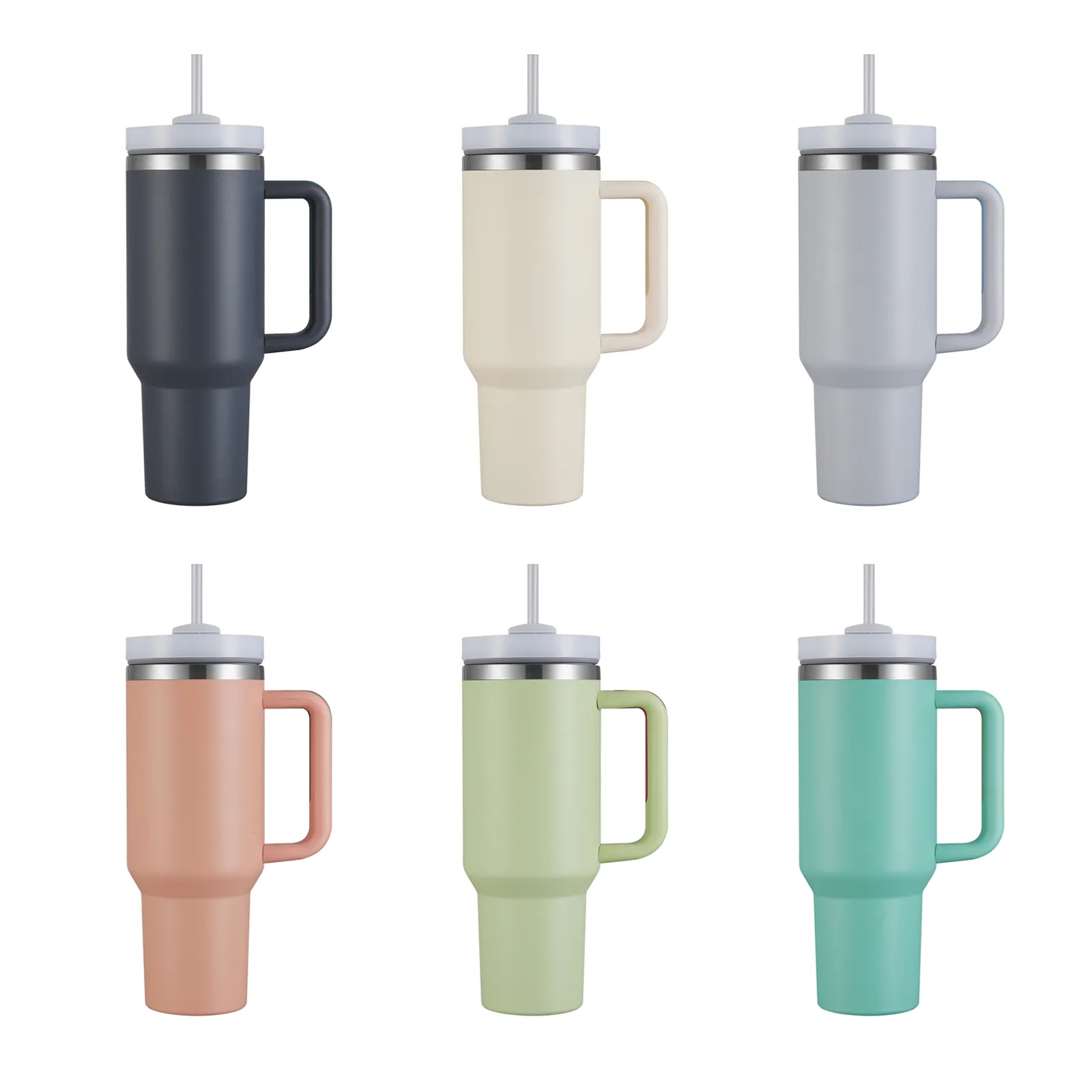 40oz Performance Stainless Mug with Straw 7