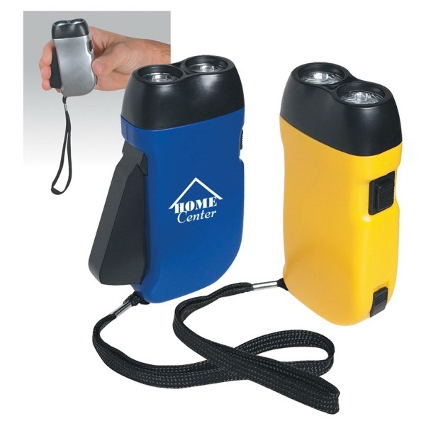 Hand Squeeze Flashlight w/ Wrist Band 1