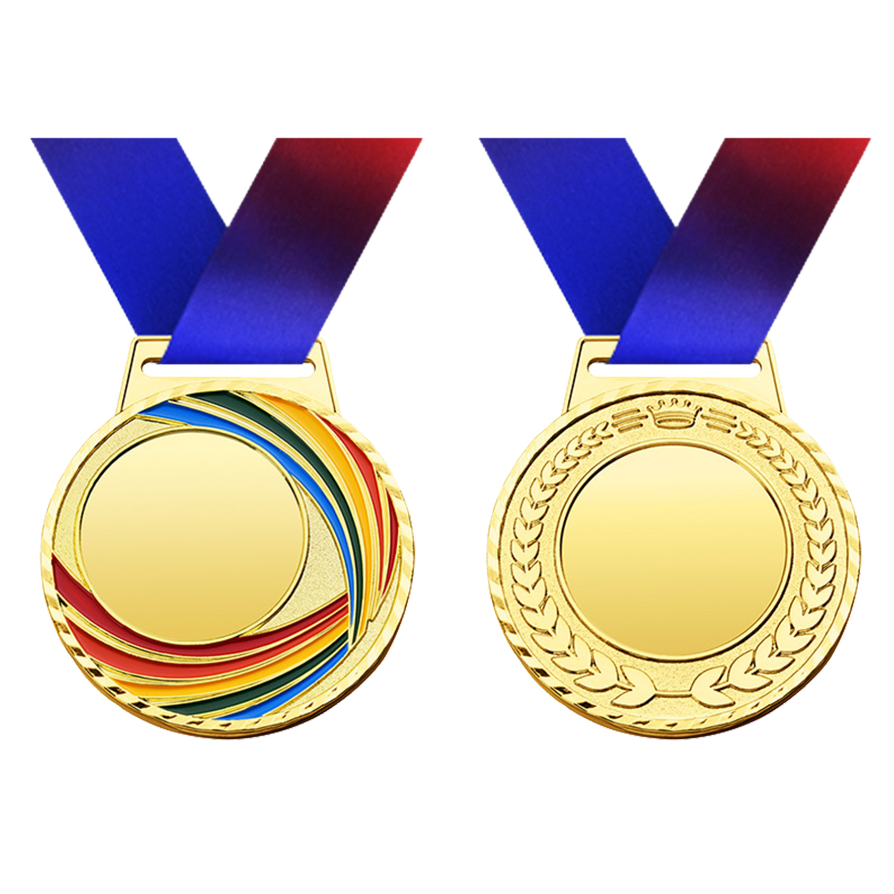 Gold Zinc Alloy Award Medals 8