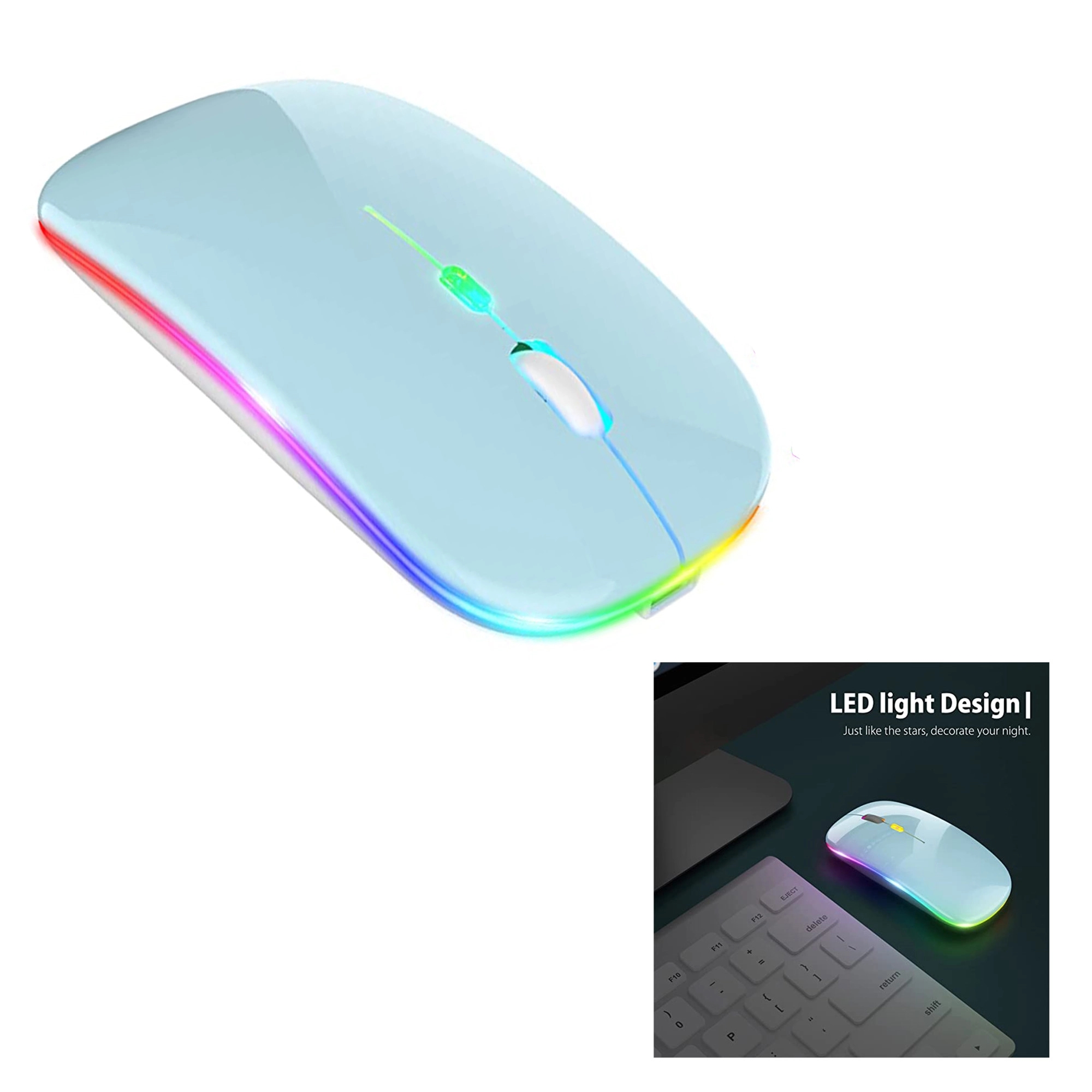 LED Wireless 2.4G Portable Mobile Office Mouse 7