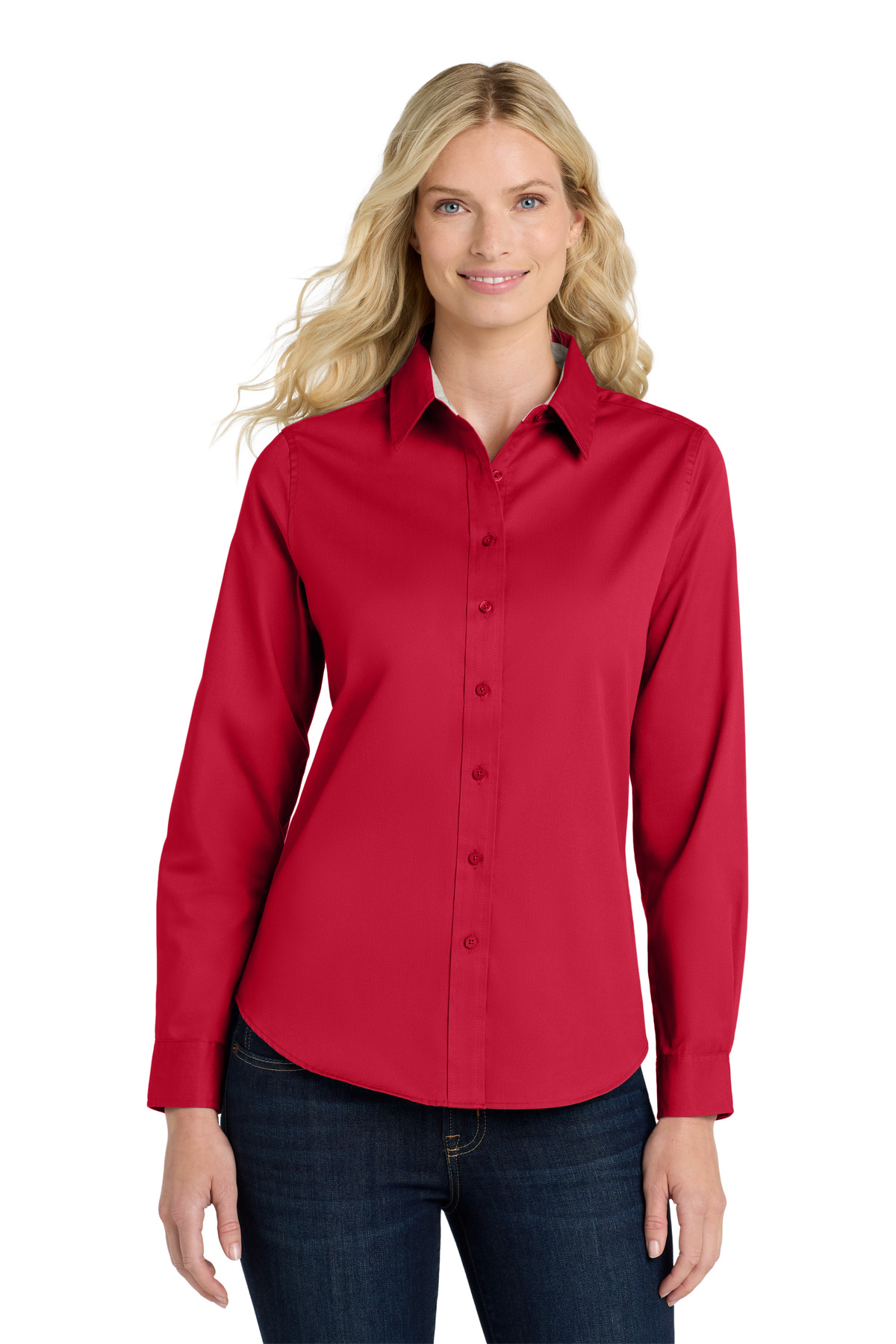 Port Authority Women's Long Sleeve Easy Care Shirt. L608 185