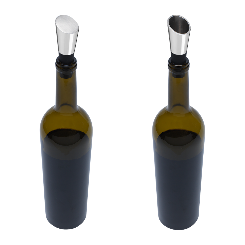 Stainless Steel Pourer Stopper Set 3