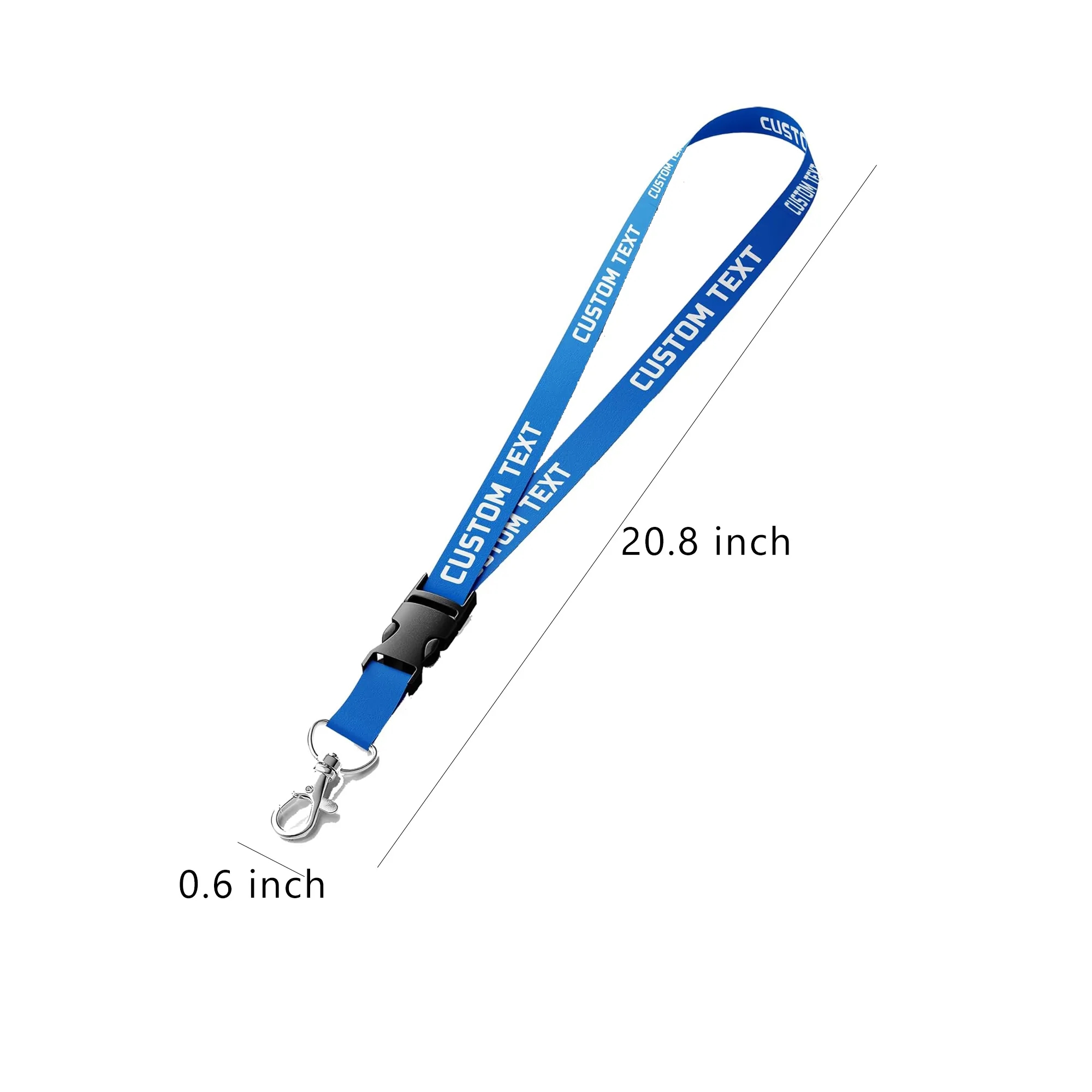 Custom Breakaway Lanyards Personalized Polyester Neck Straps 3