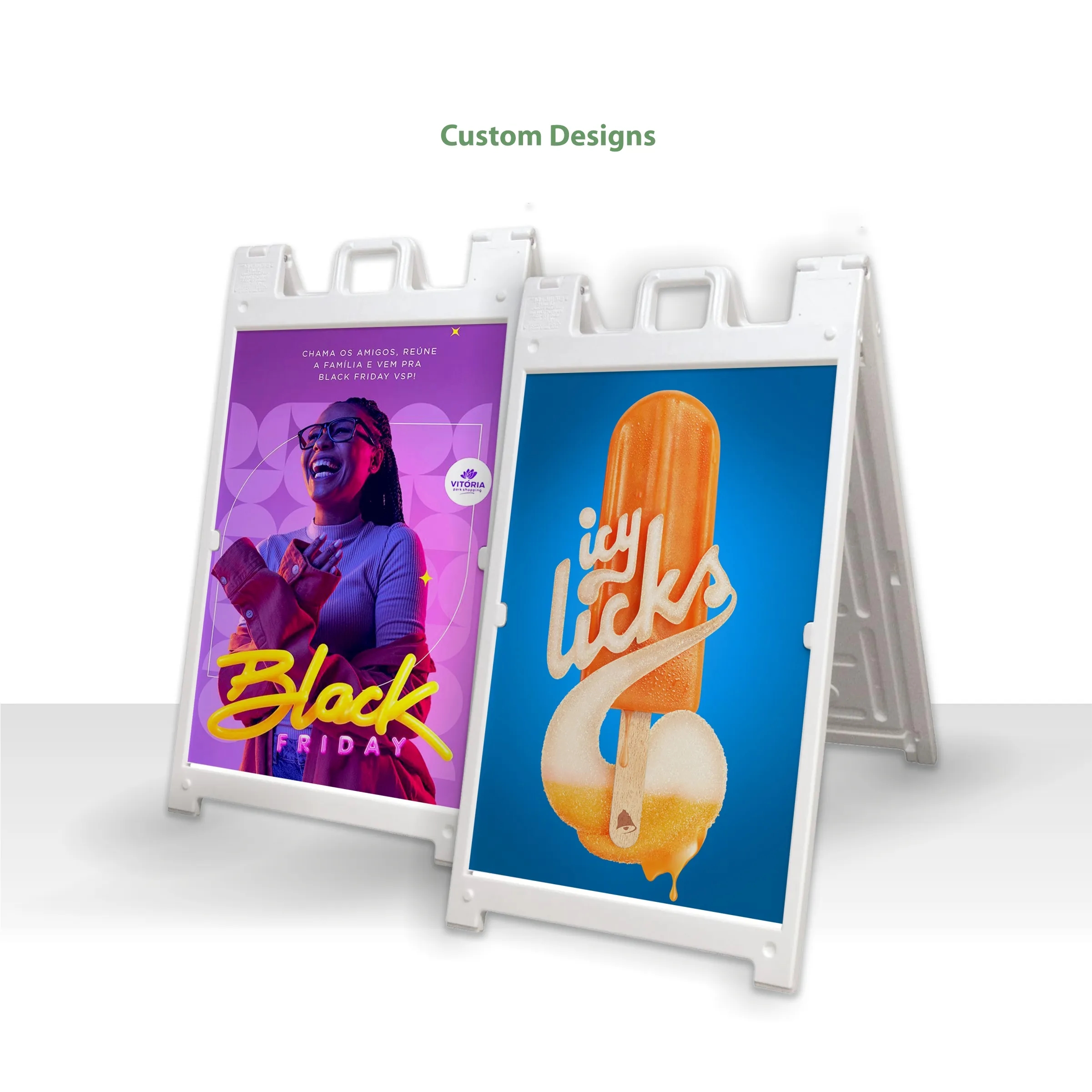 26.8" x 42.5" Plastic A Frame Kit - White 12