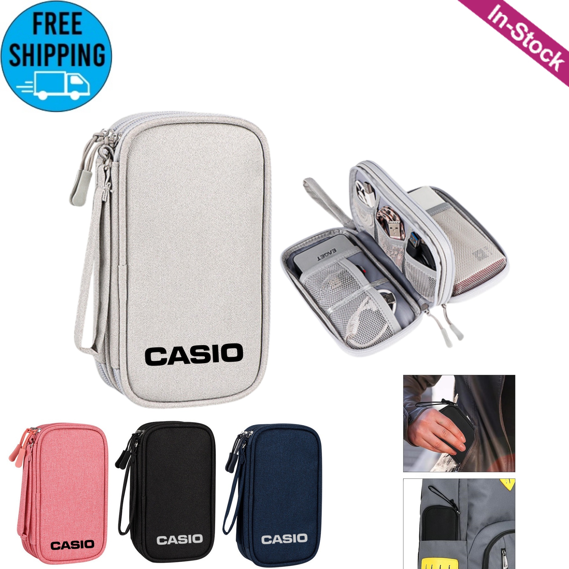 Dual Layers Electronic Organizer Bag 6