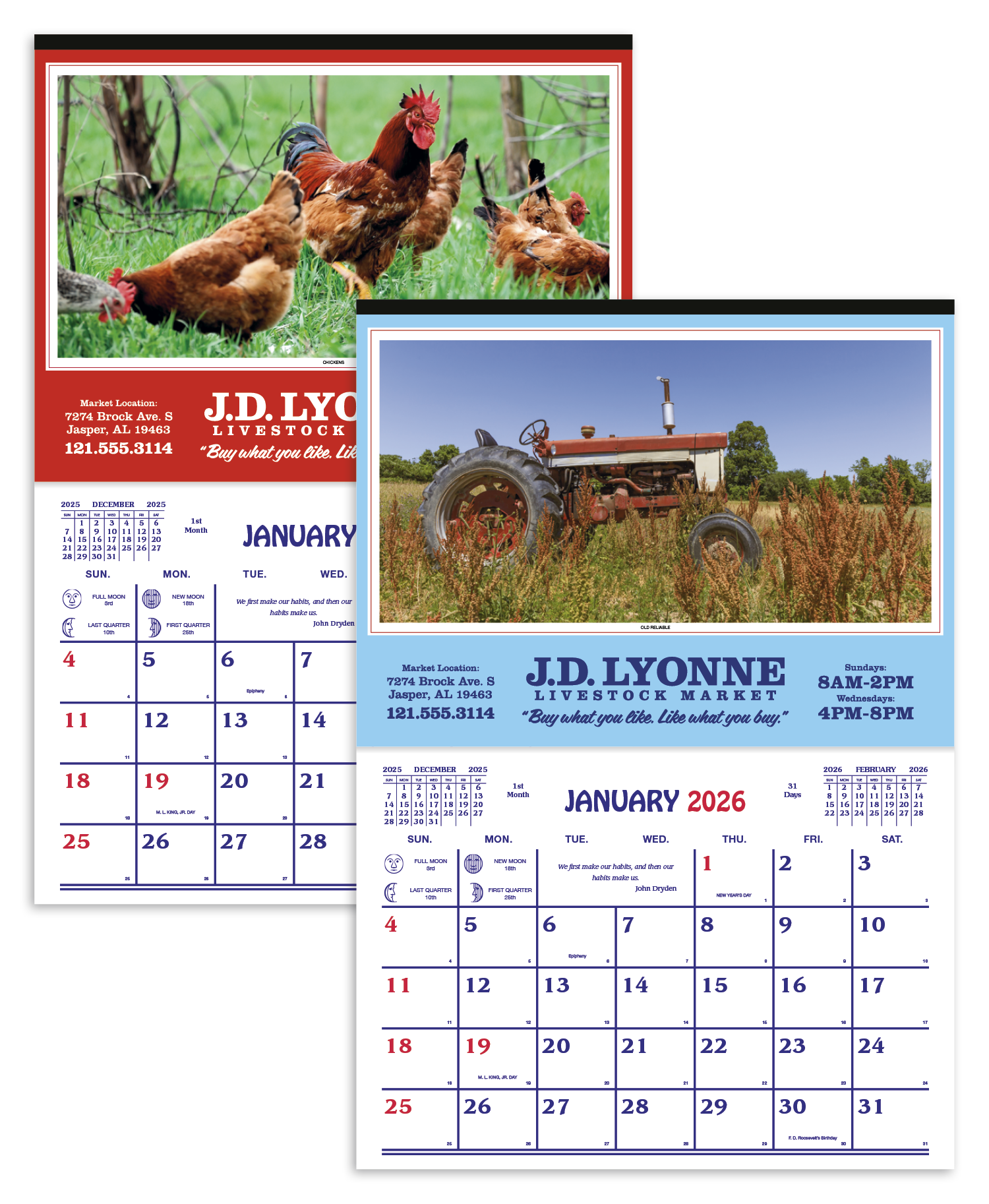 Skinner & Kennedy® Farm Calendar 24