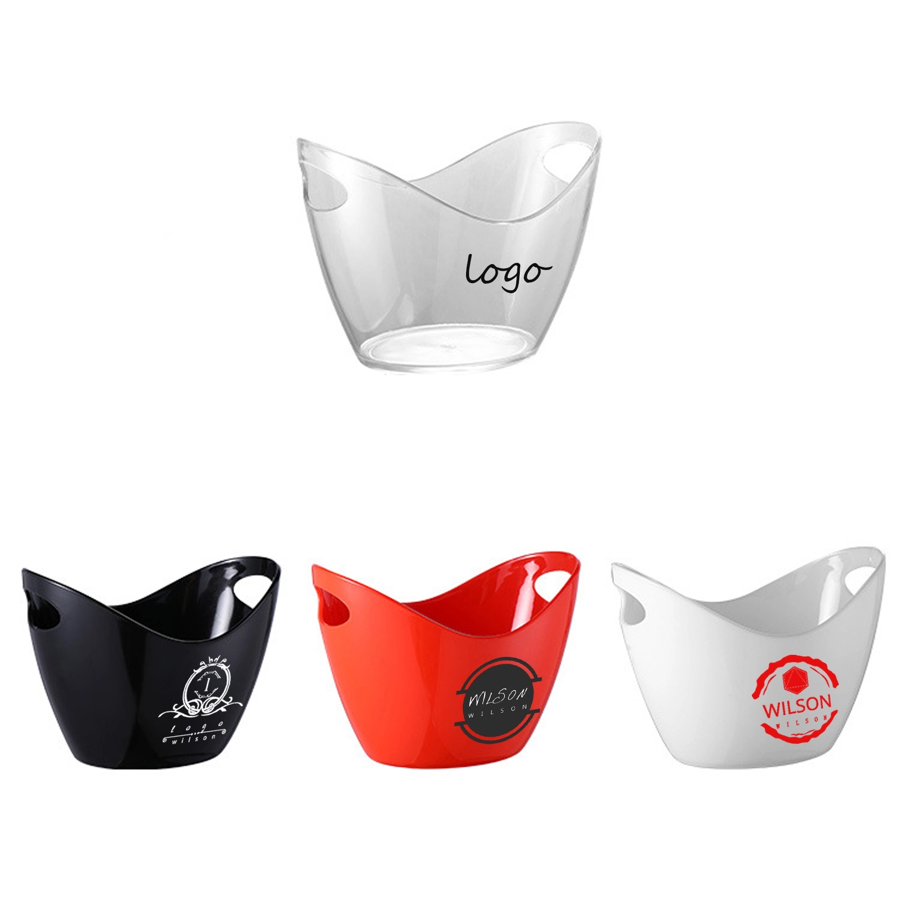 4L Acrylic Beverage Ice Bucket 2