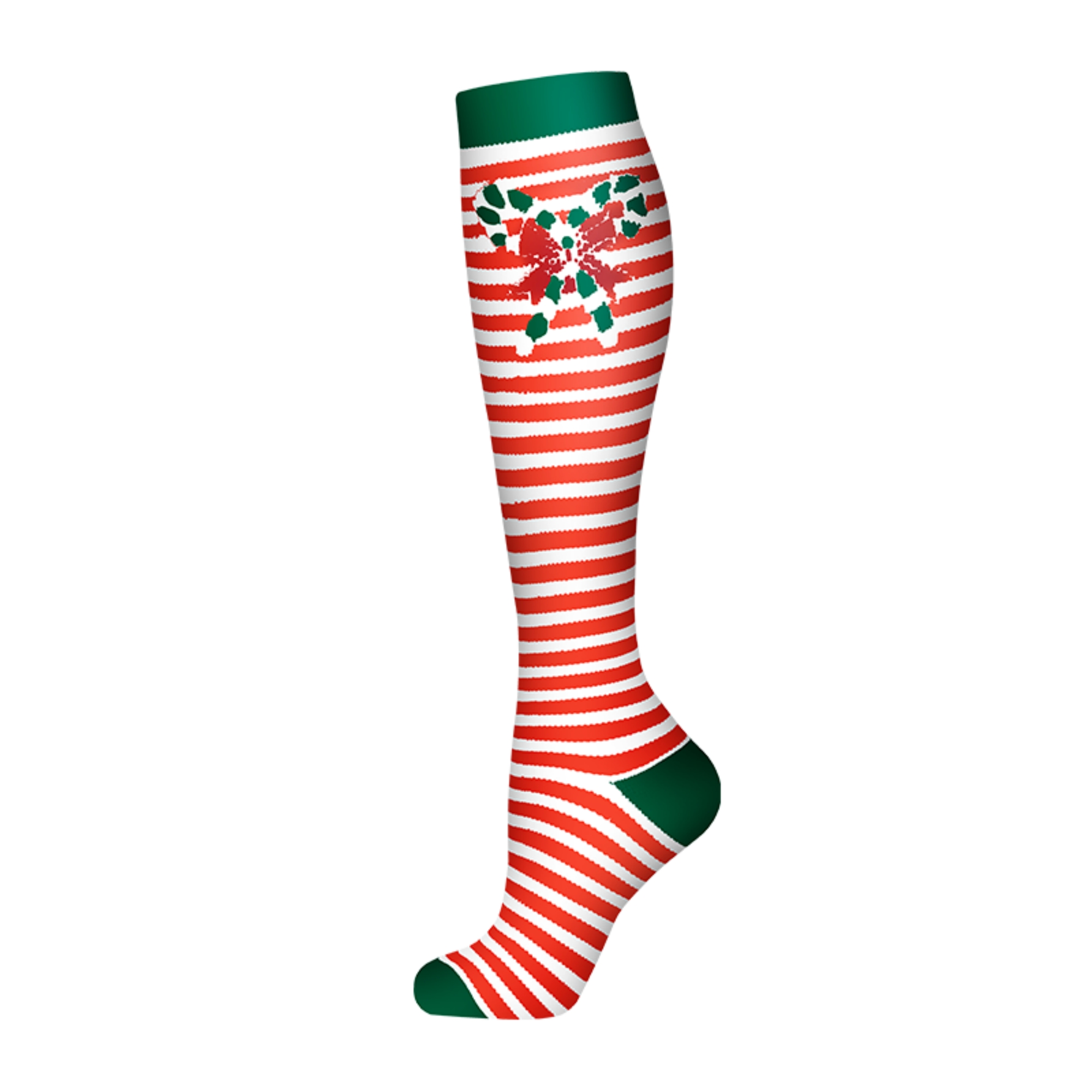 Christmas Knit Compression Socks Over The Knee High 5