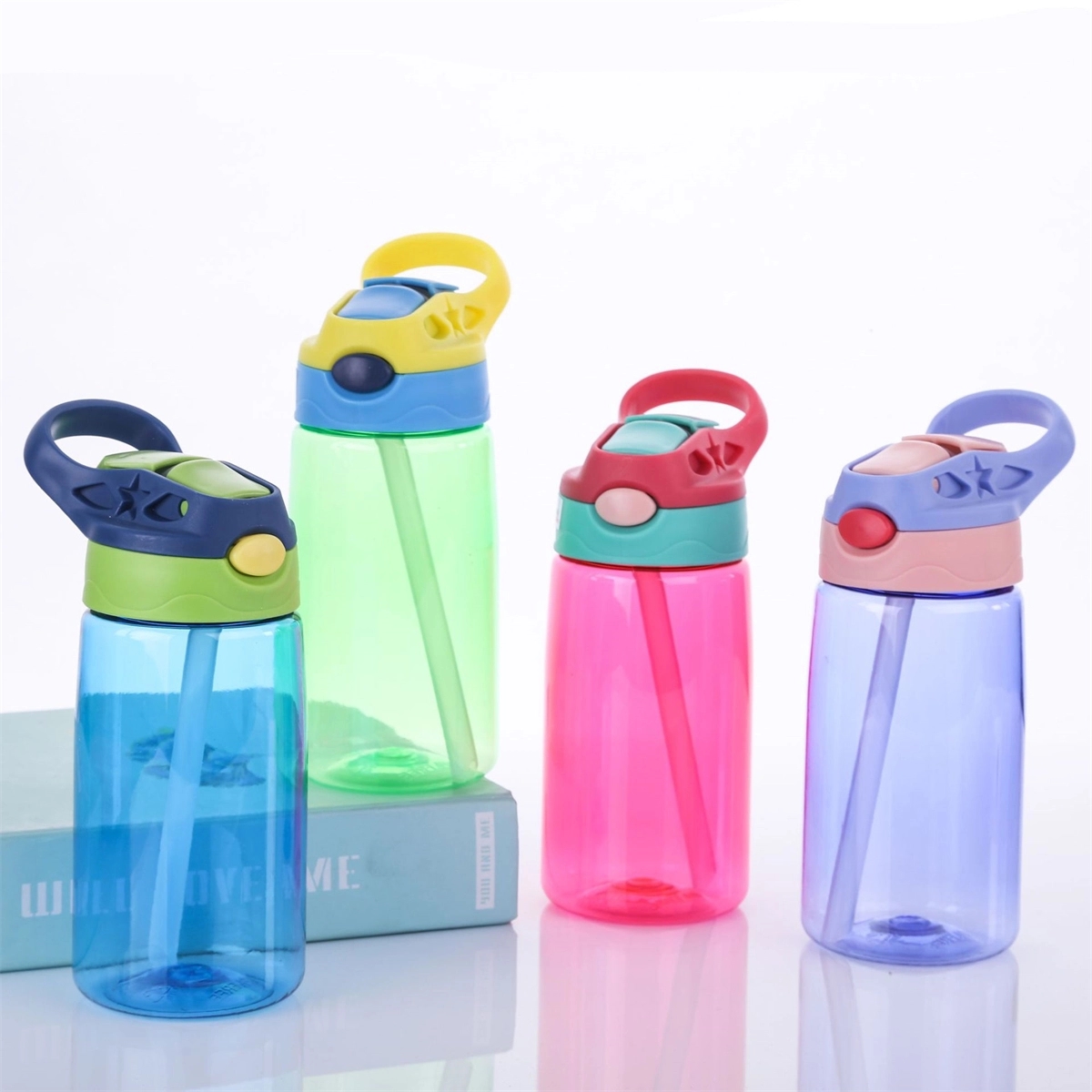 Kids Water Bottle with Straw 16 oz 3