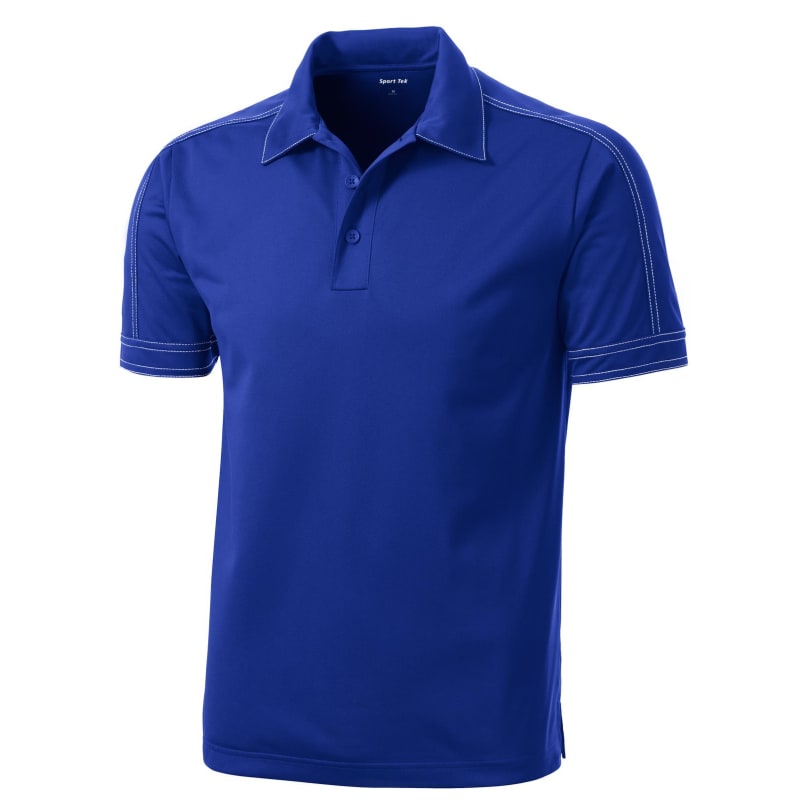 Sport-Tek Contrast Stitch Micropique Sport-Wick Polo. 28
