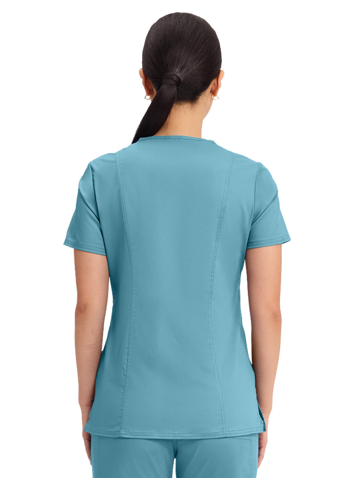 Cherokee - Workwear Revolution - Women's 2-Pocket Mock Wrap Top 58