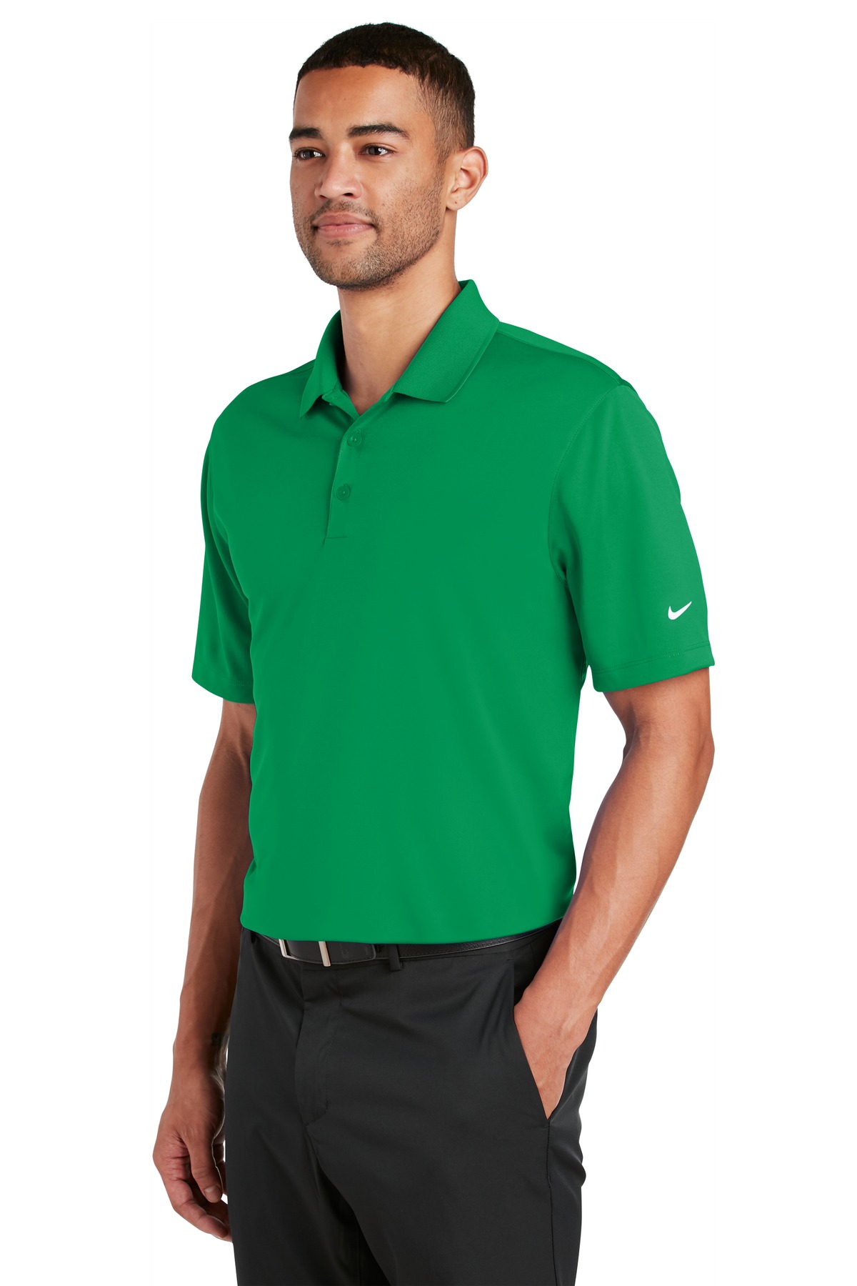 Nike Dri-FIT Classic Fit Players Polo with Flat Knit Collar. 838956 45