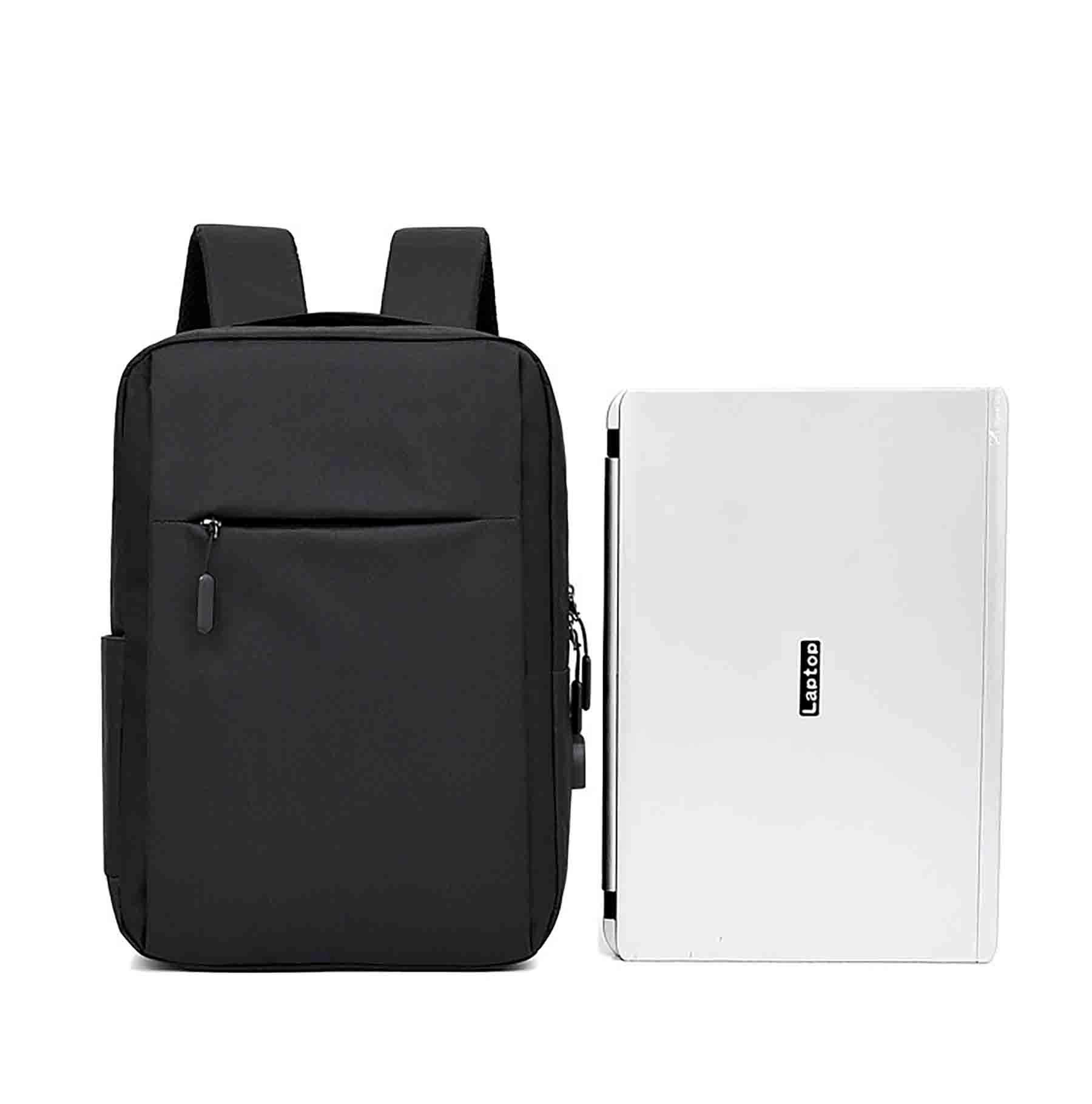 Water Resistant Laptop Backpack With Usb Charging Port 2