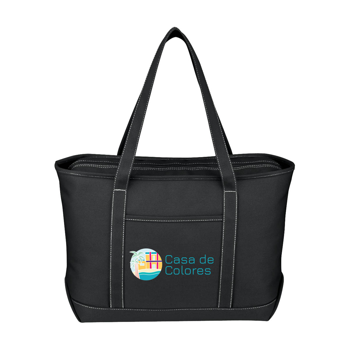 Full Color Large 24 oz. Starboard Cotton Canvas Tote Bag, custom tote bag with logo imprint 10