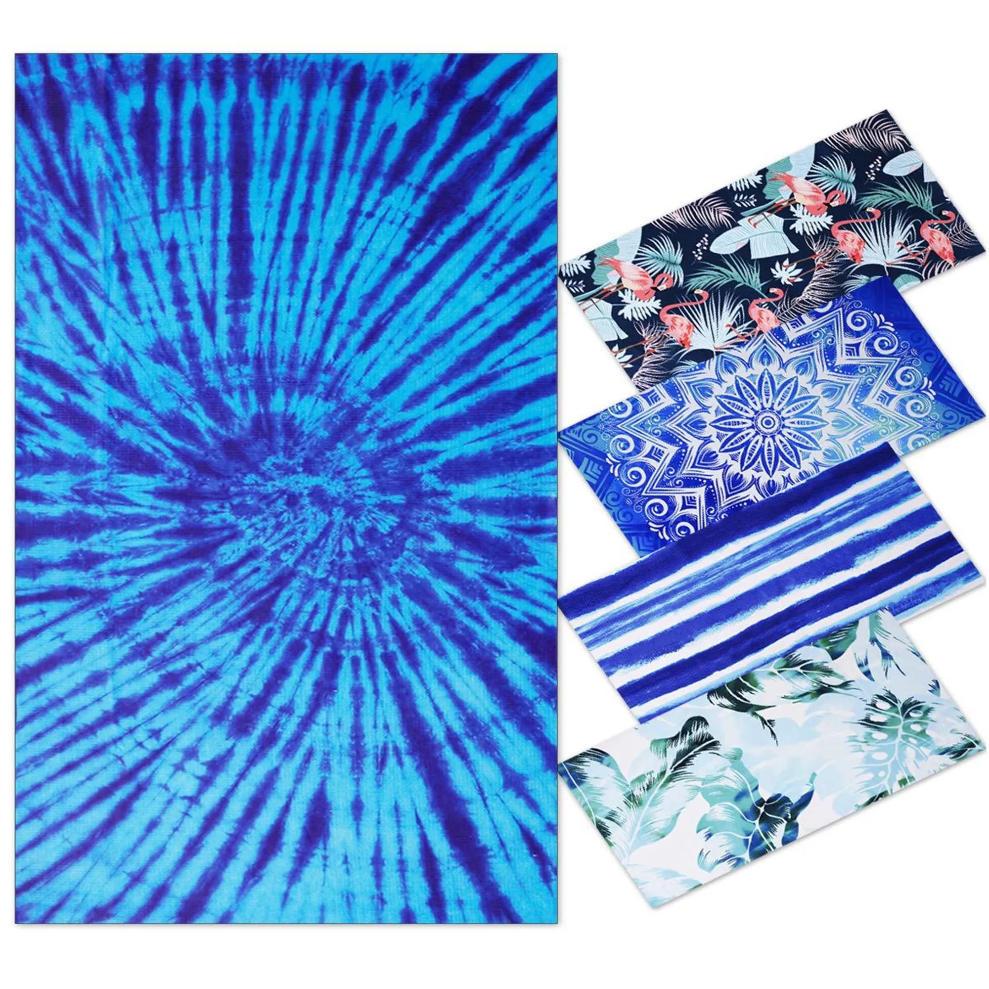 Full Color Microfiber Beach Towel MOQ 50 PCS 1