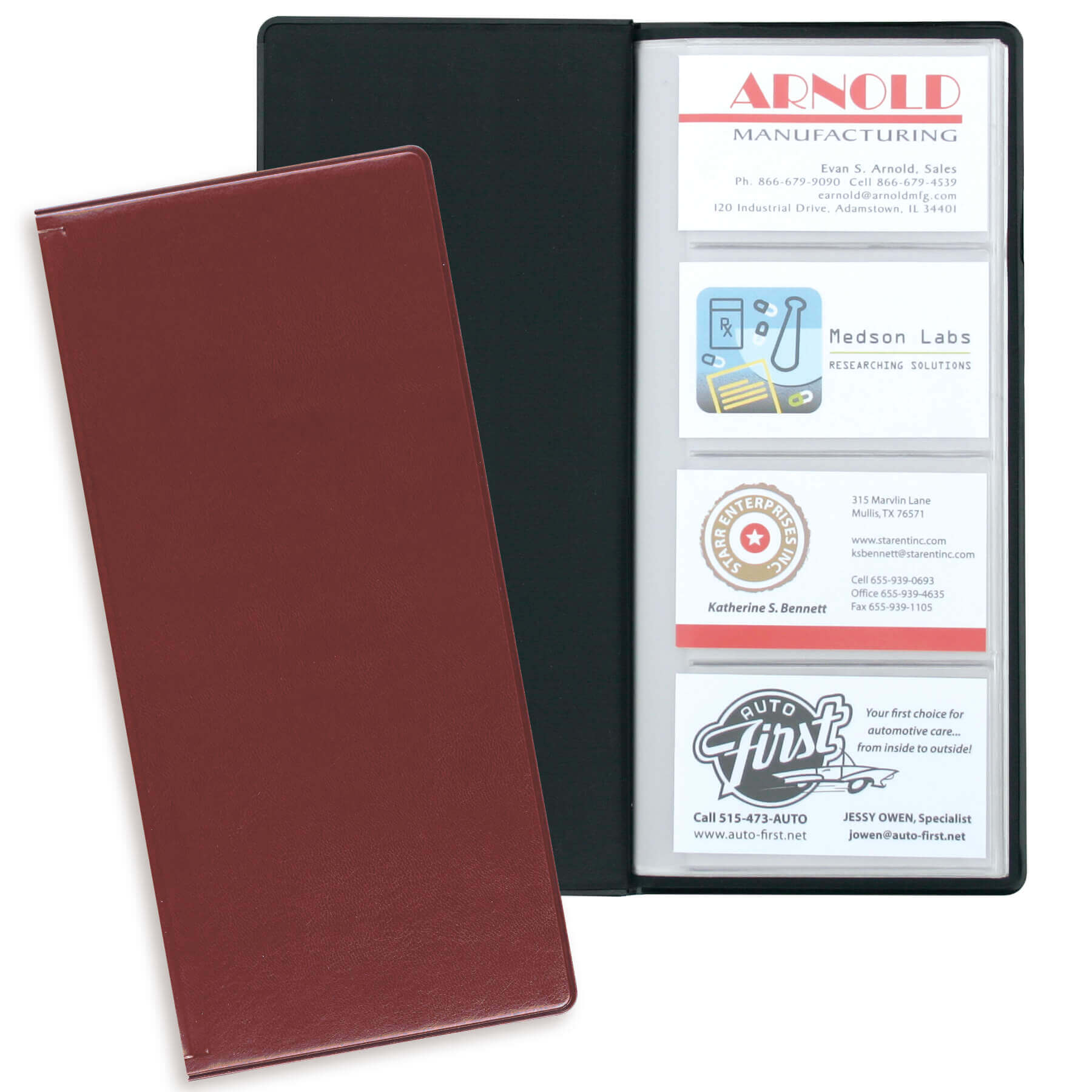 Executive Business Card Holder - 96 Cards 1