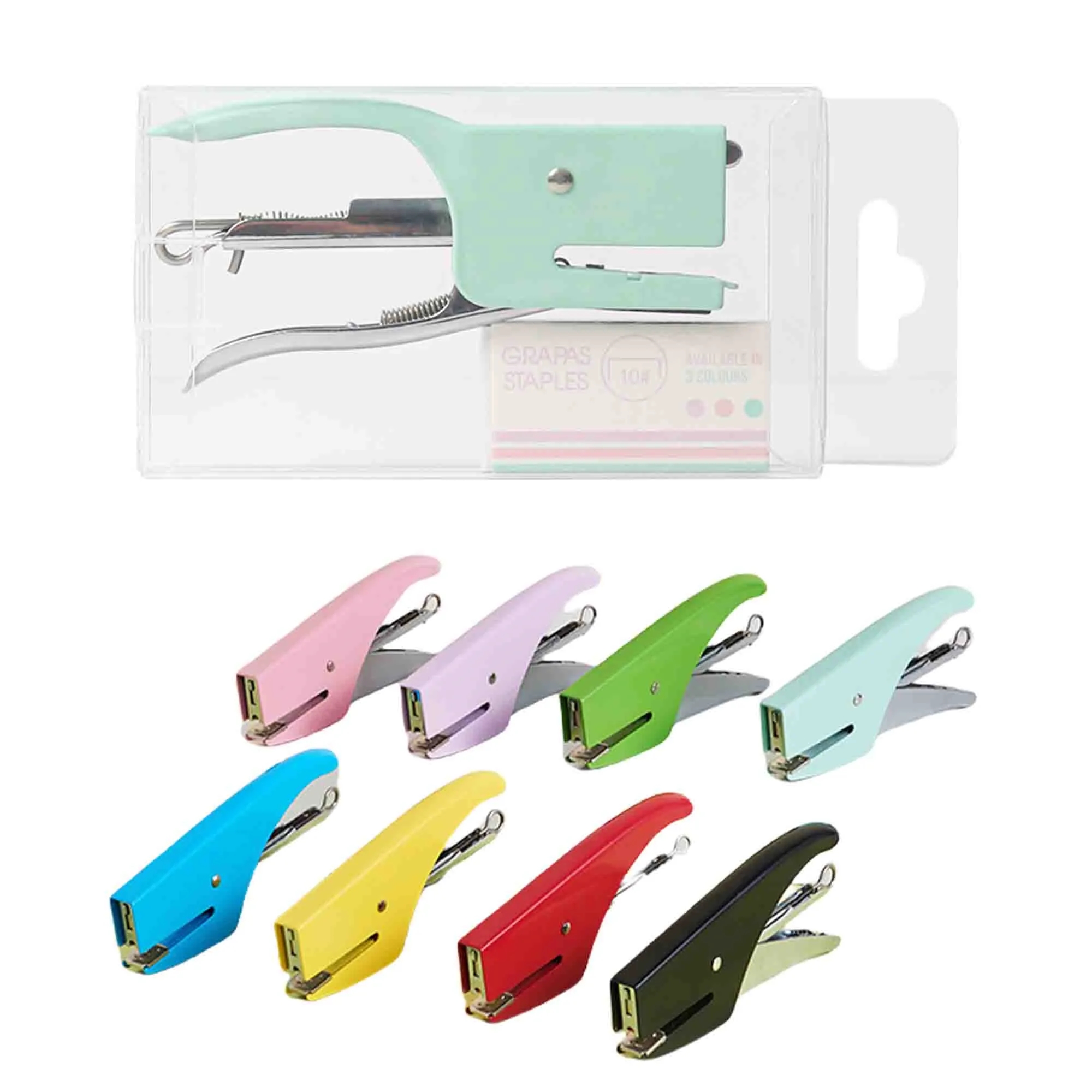 Office Plier Stapler Squeeze Handle