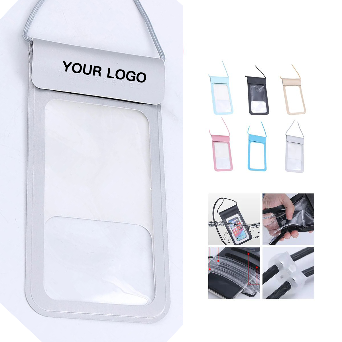 Clear Waterproof Pouch for Smartphones 8