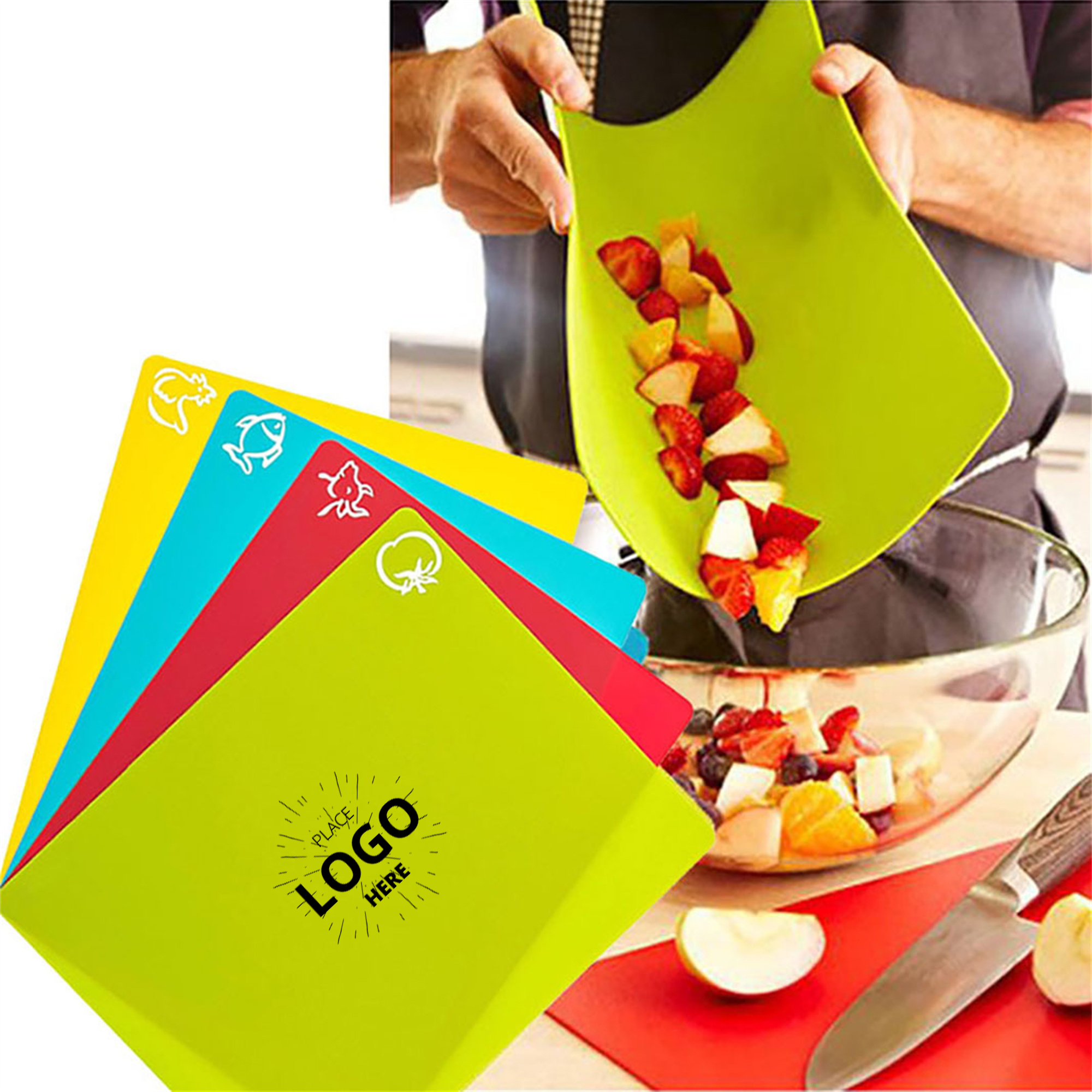 Kitchen Plastic Cutting Board Mats 2
