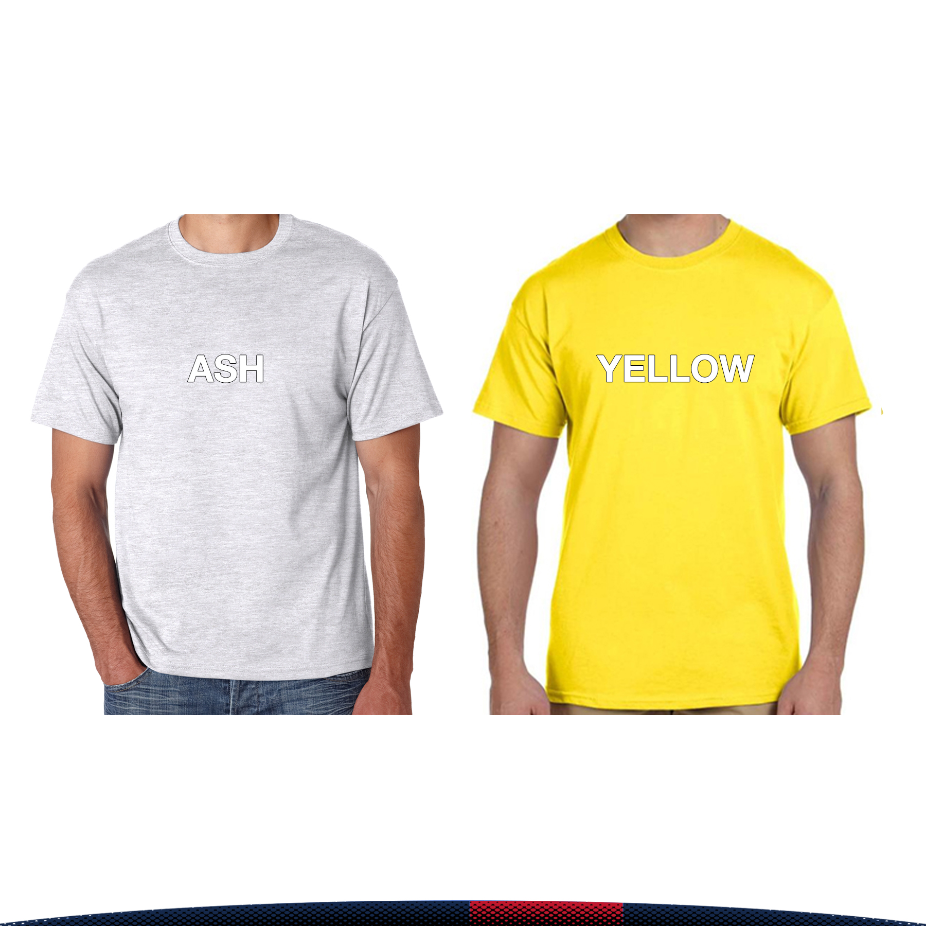 Hanes® Cotton/Polyester Preshrunk T-Shirts 8