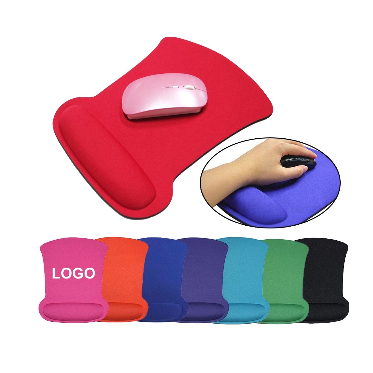Computer Mouse Pad with Wrist Rest 3