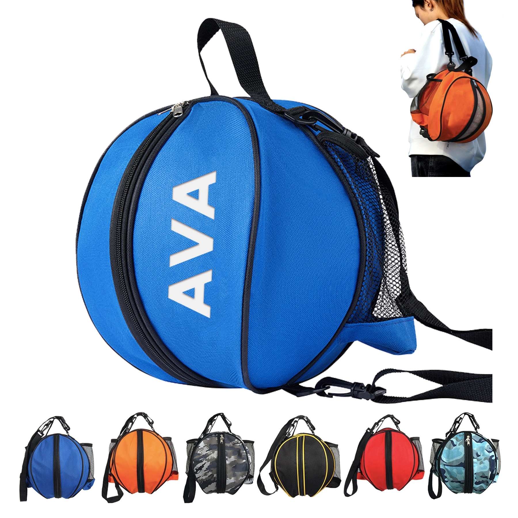 Oxford Cloth Shoulder Basketball Bag 2