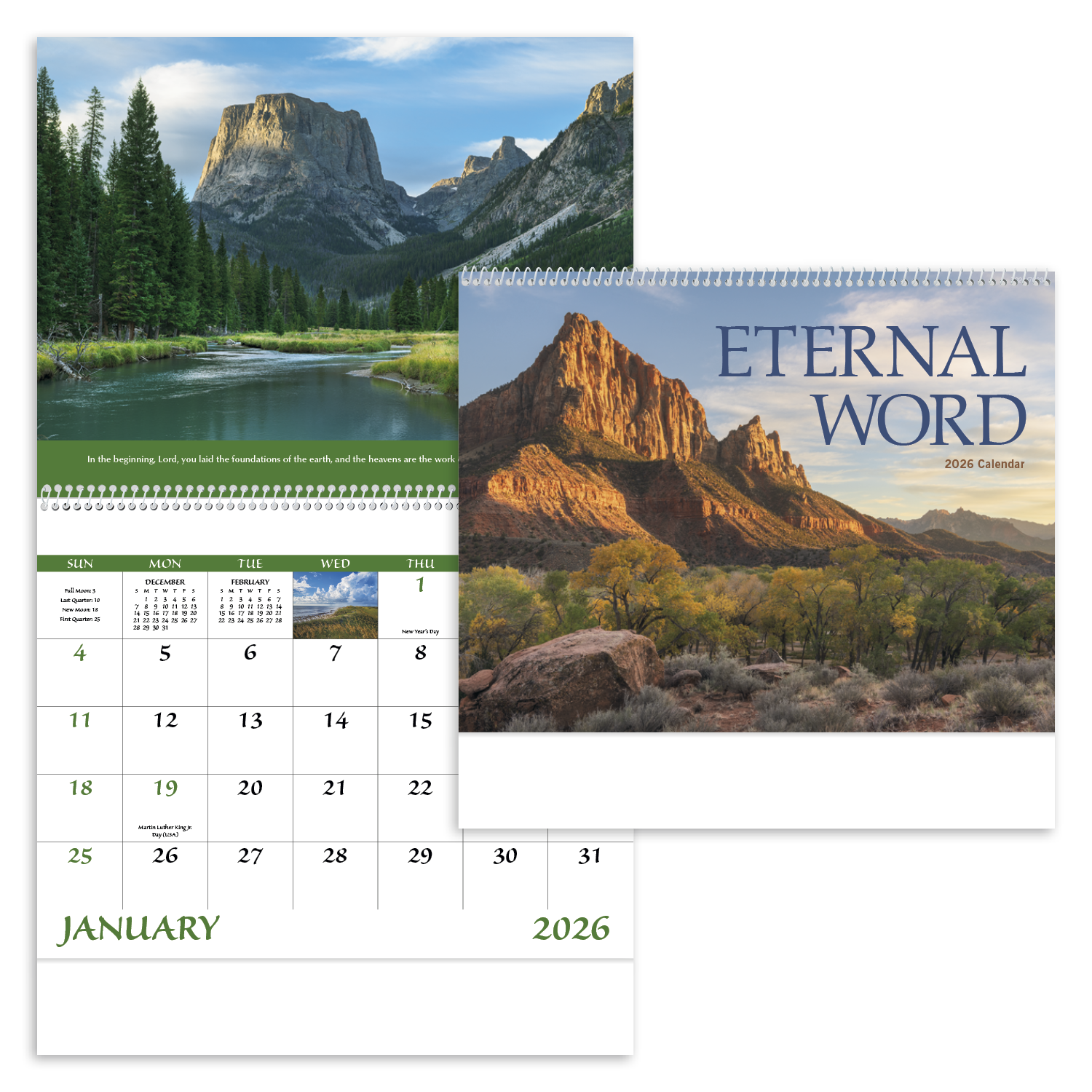 Good Value™ Eternal Word w Pre-Planning Sheet - Spiral Calendar 32