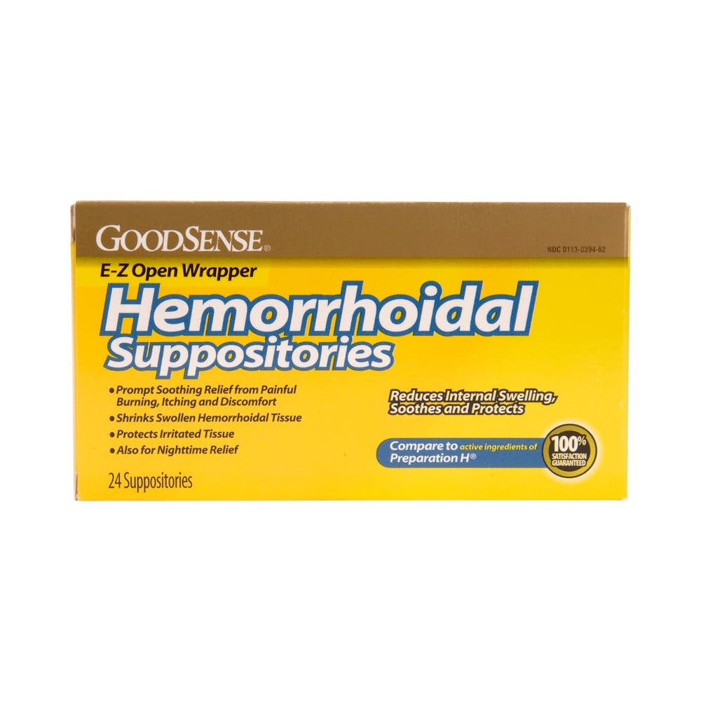 Hemorrhoidal Suppositories - 24 Count 2