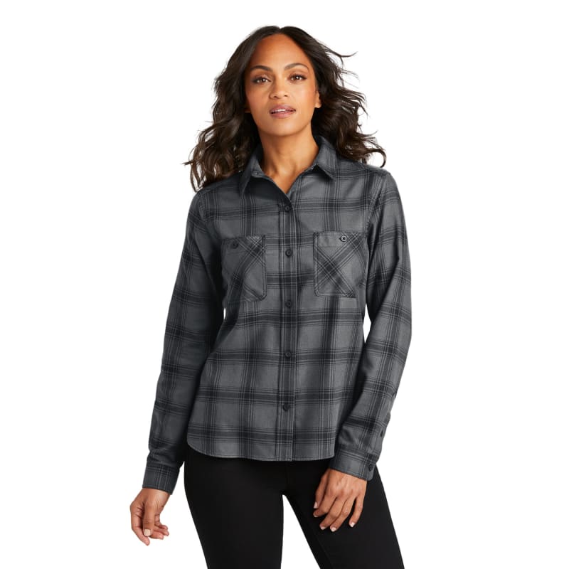 Port Authority Ladies Plaid Flannel Shirt 17