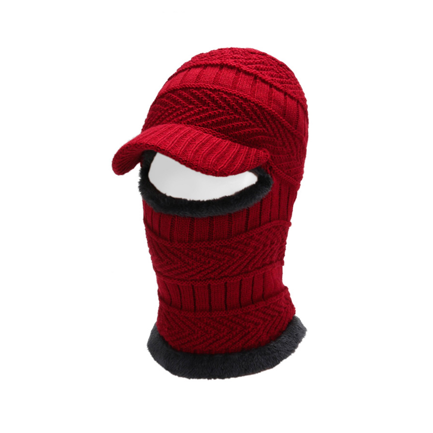 Winter Knitted Balaclava Beanie Hat 3