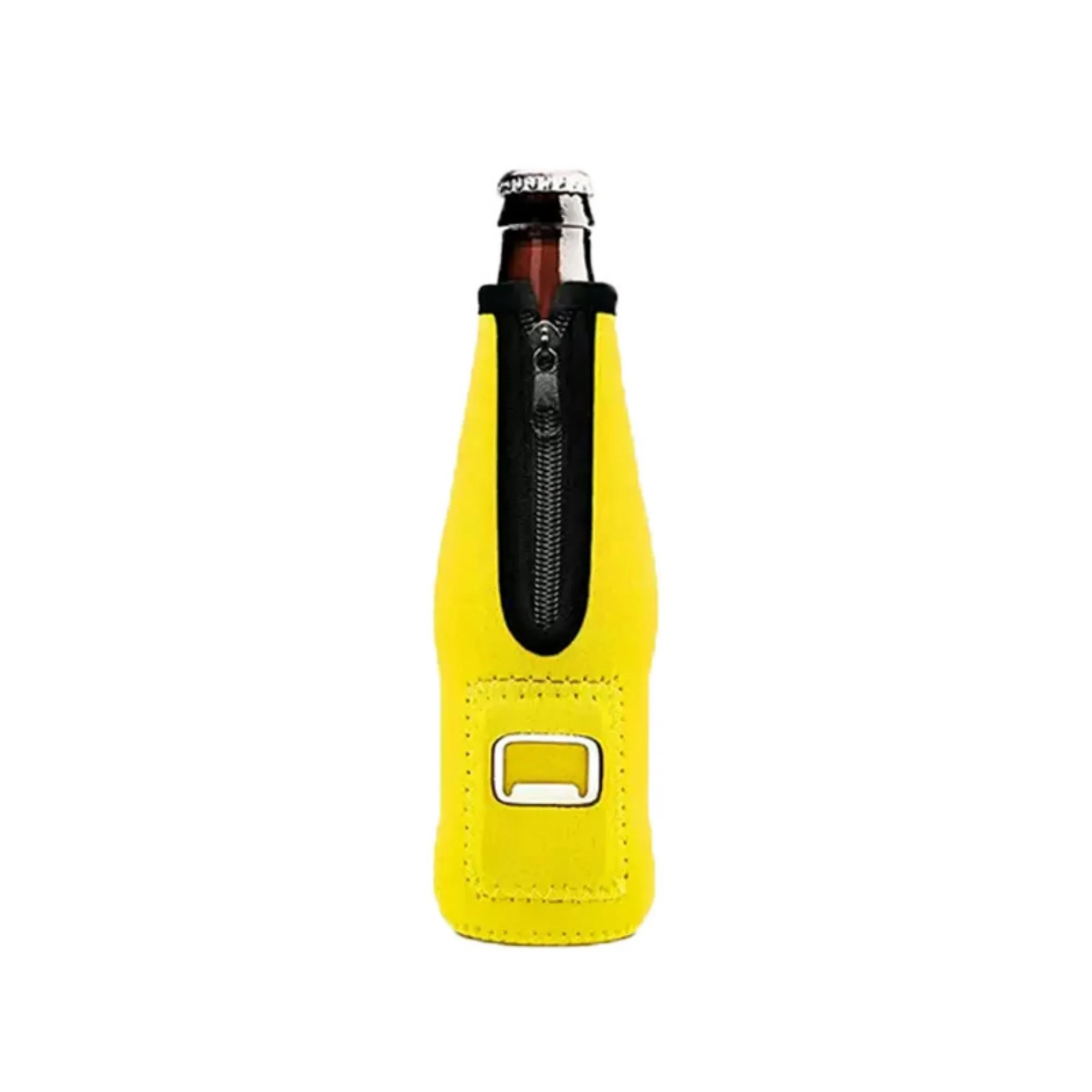 Neoprene Beer Bottle Sleeve With Opener 7