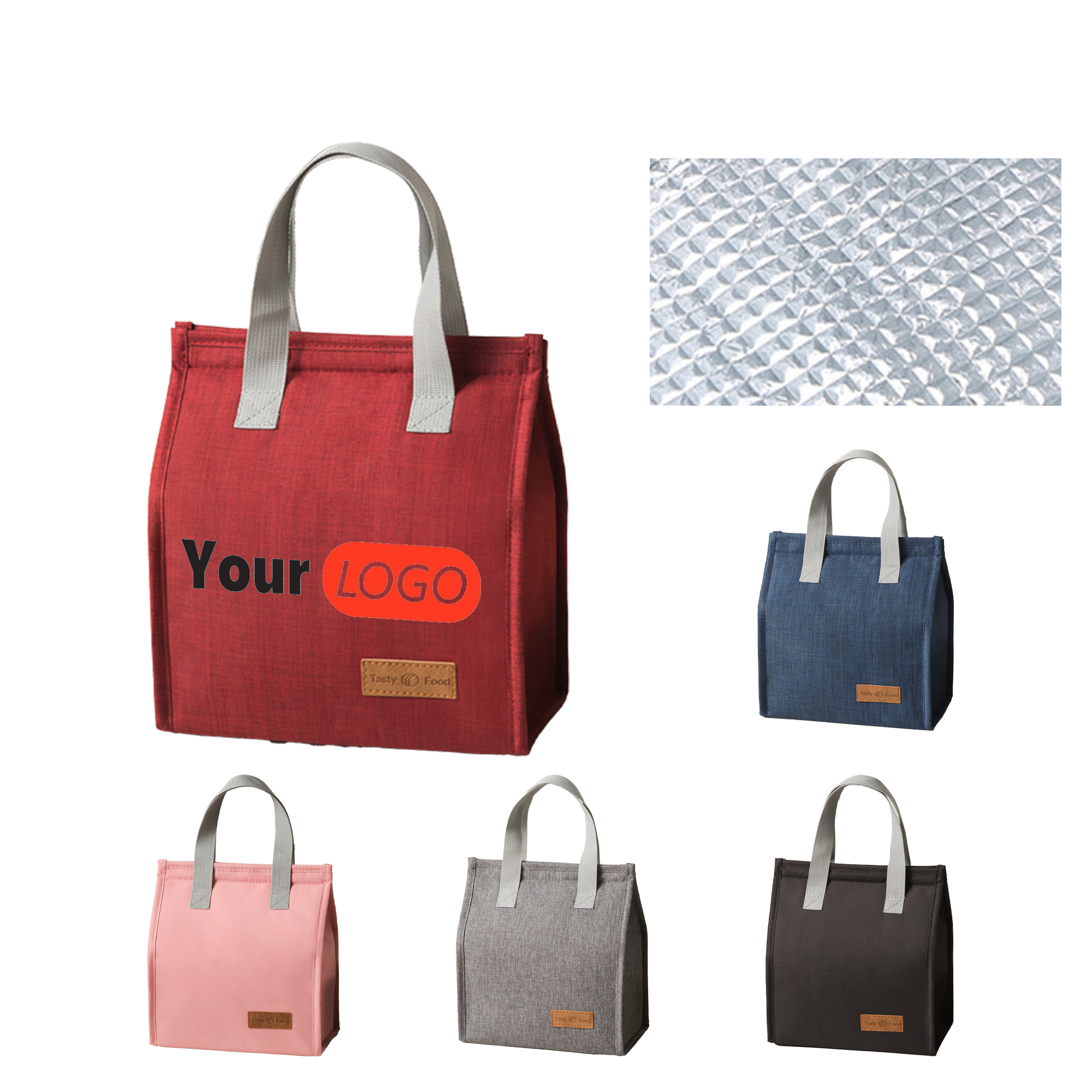 Oxford Fabric Insulated Lunch Tote 1