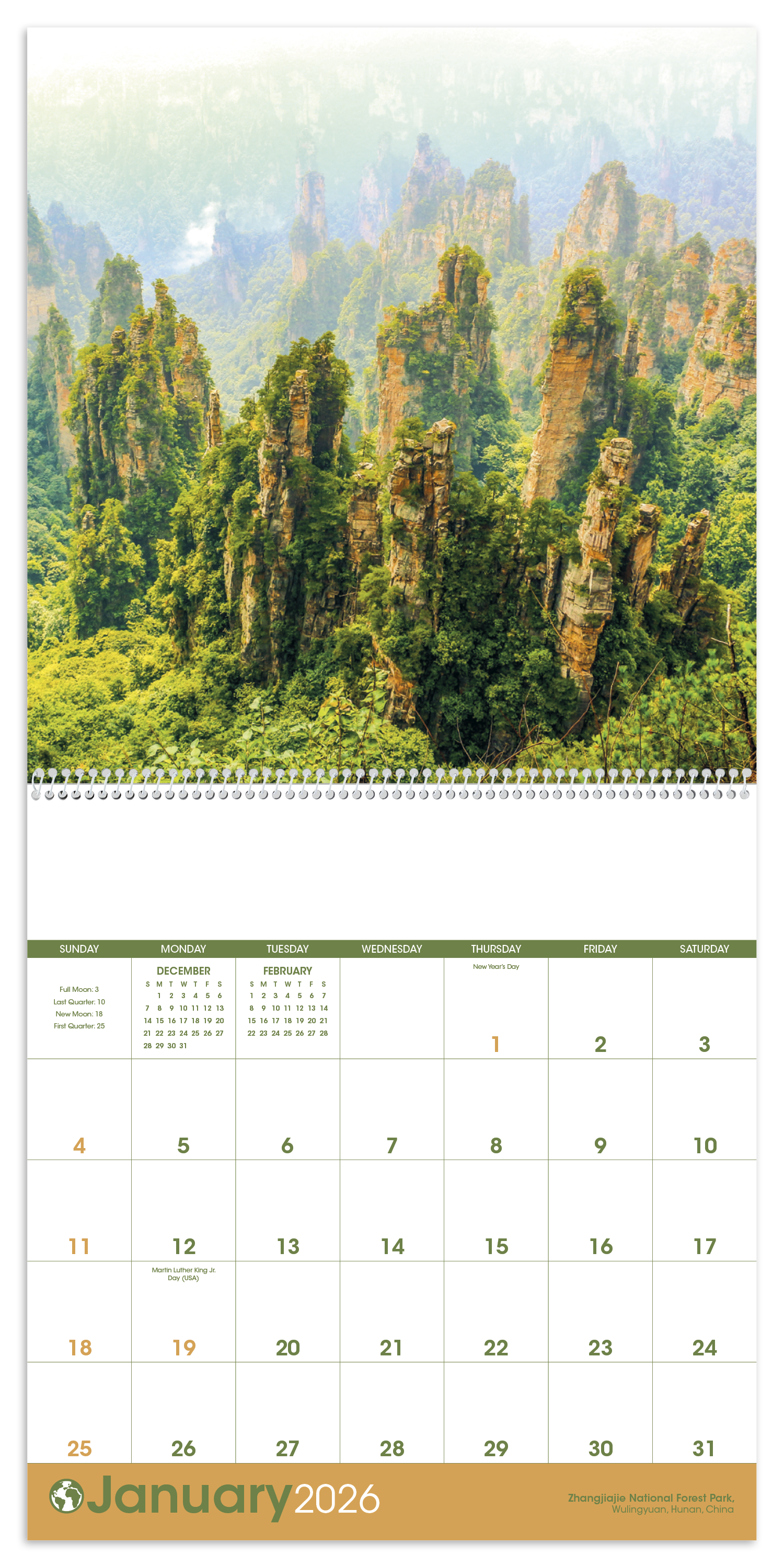 Triumph® Calendars World Scenic Calendar 11