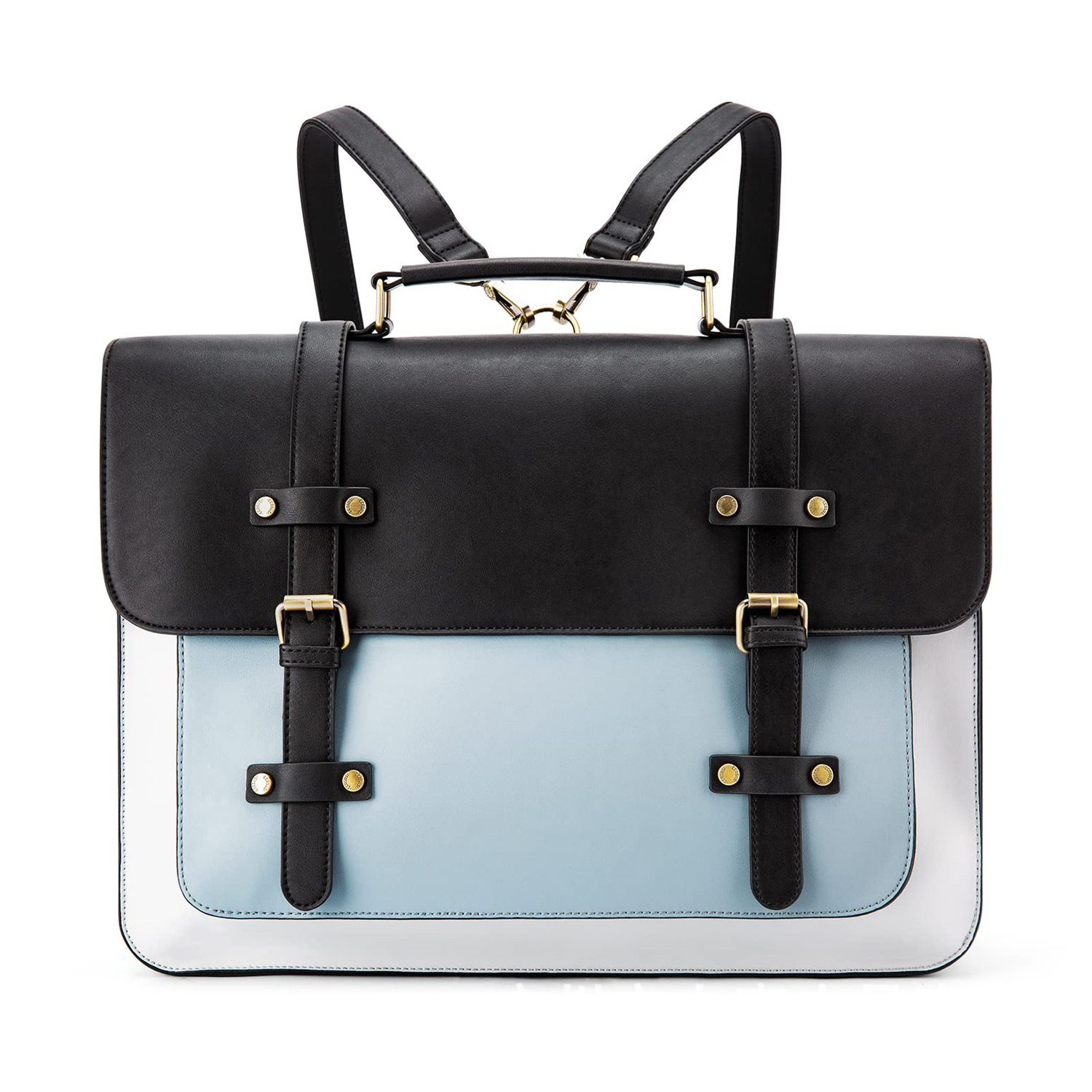 Laptop for Women 15.6 inch Briefcase Genuine Leather Bag 3
