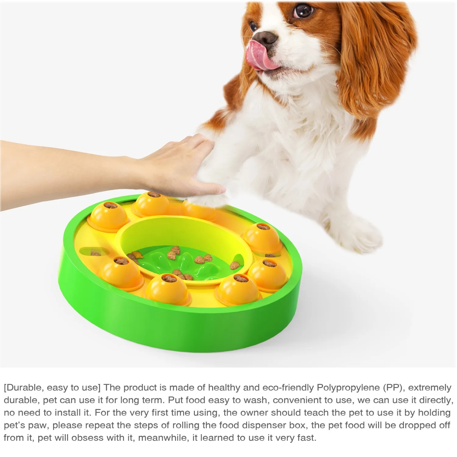 Pet Dog Toy, Cat Puzzle, Slow Food Leakage Training Toy 5